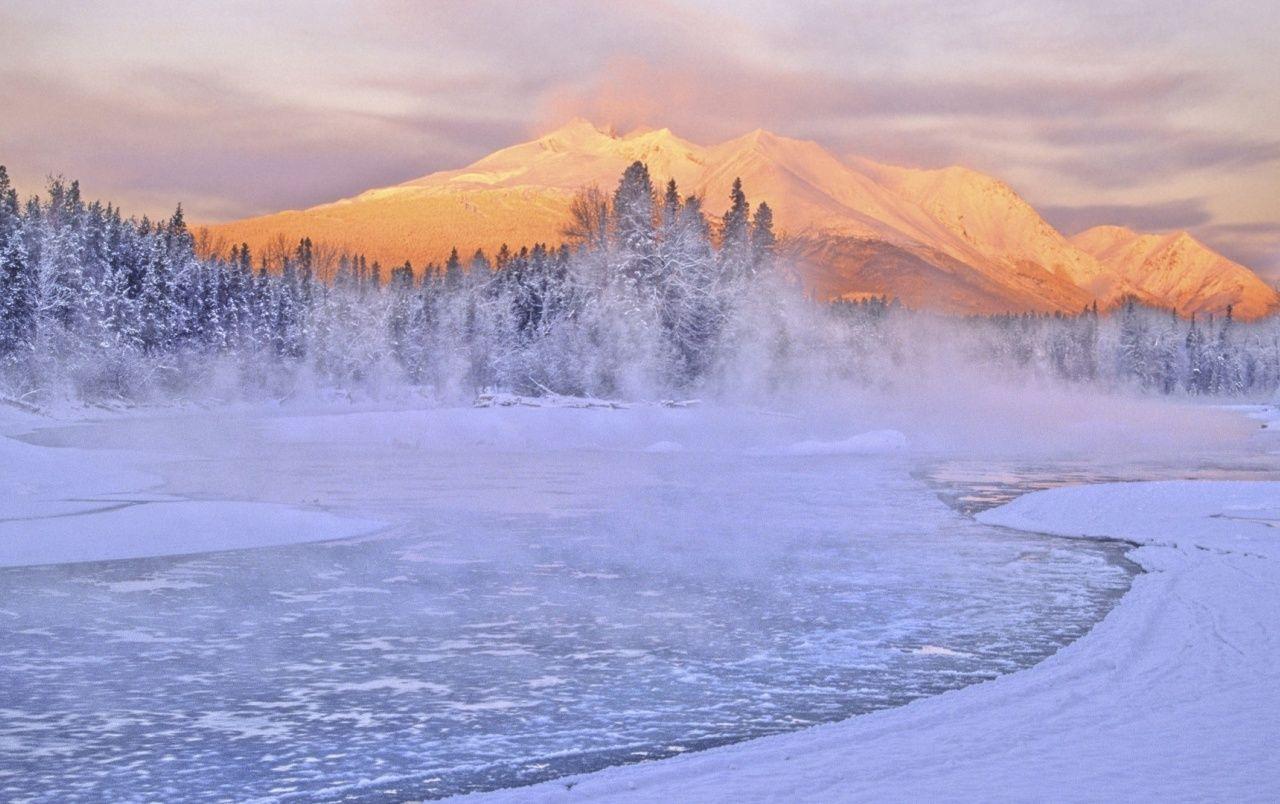 1280x804 Winter 3D Wallpaper