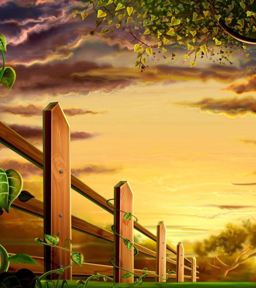 854x960 Nature Painting Wallpaper Wallpaper. All is Wall