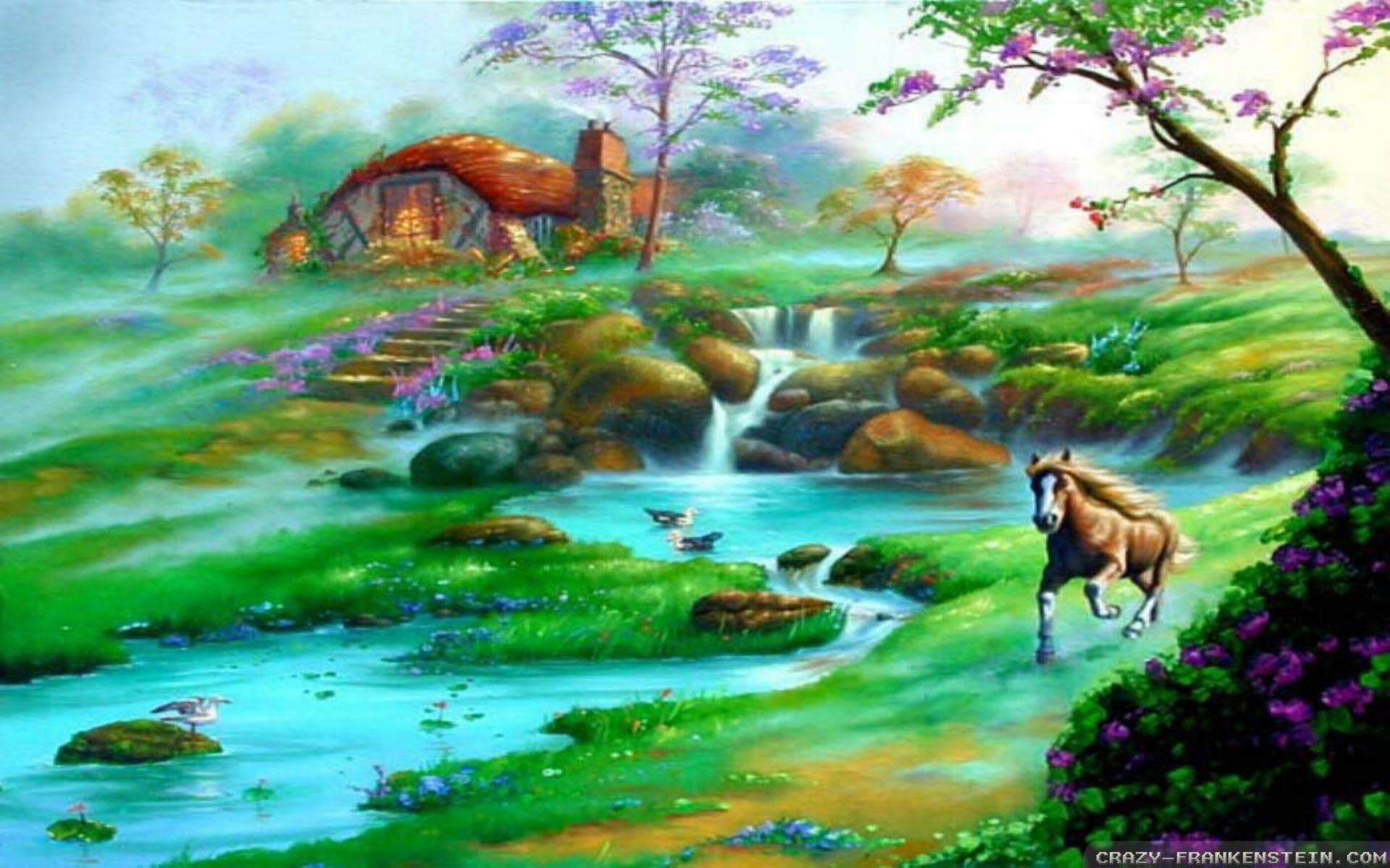 Nature Painting Wallpapers Top Free Nature Painting Backgrounds