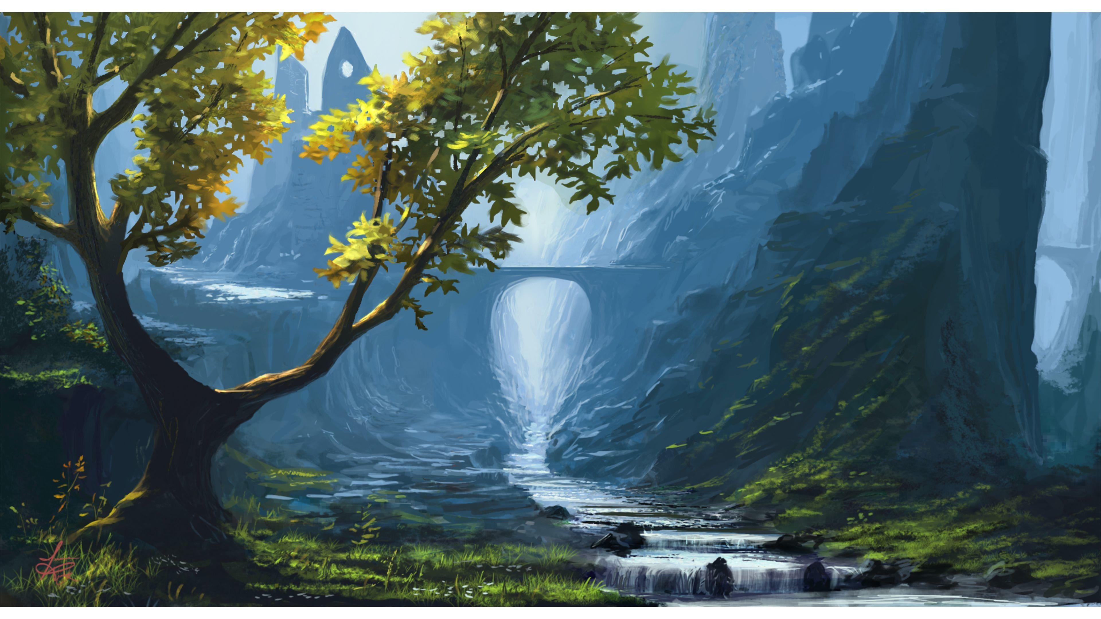 3840x2160 Fantasy Nature Wallpaper HD