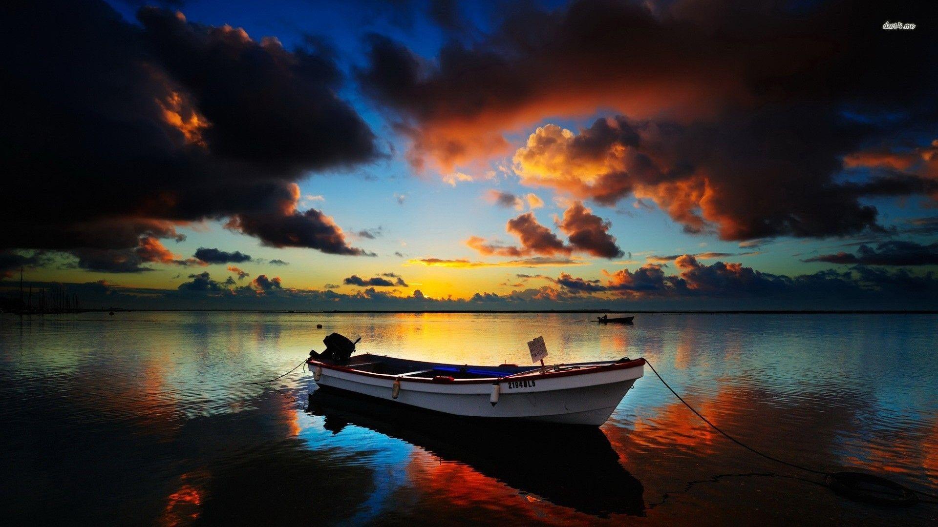 1920x1080 Dark Sunset Wallpaper