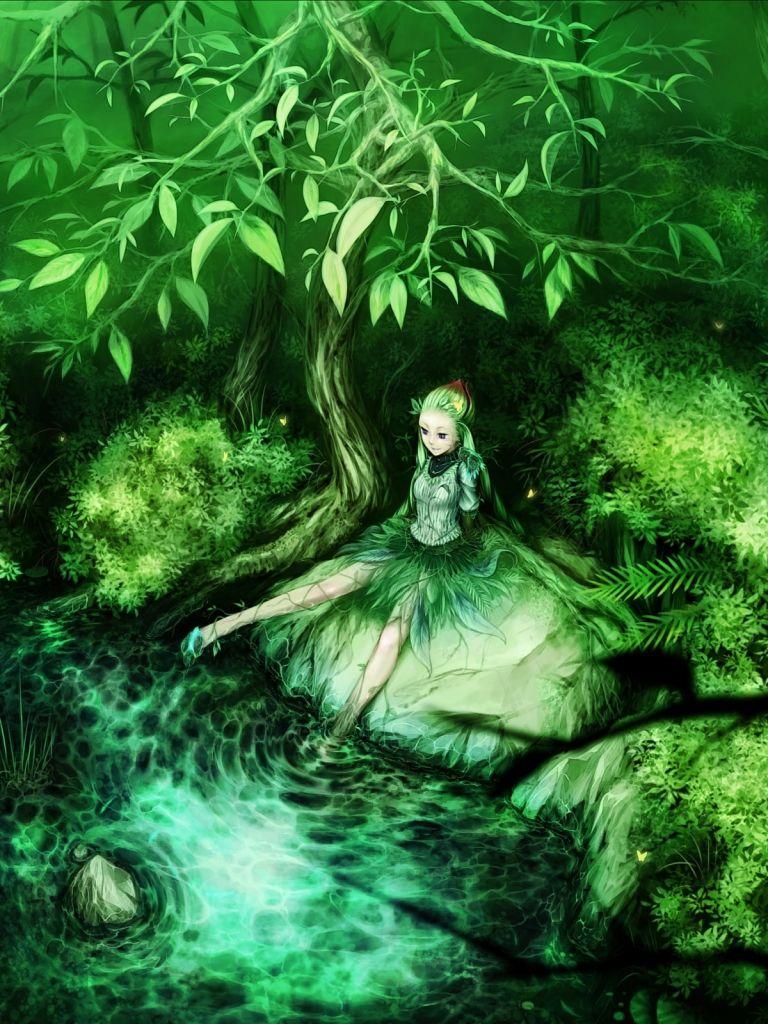 768x1024 Fantasy Fairy (768x1024) Wallpaper
