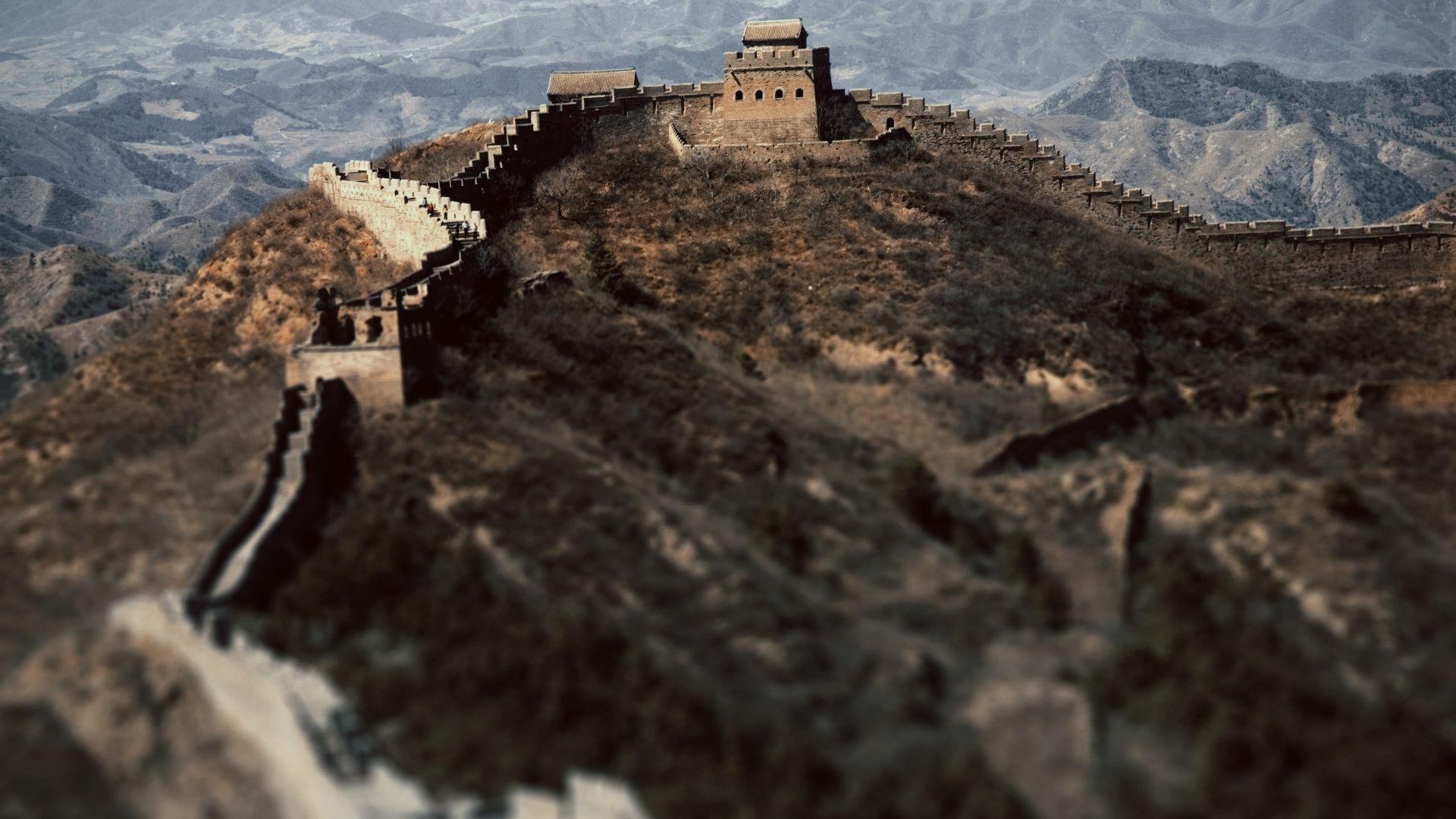 1920x1080 Great Wall of China, Mountains Wallpaper HD / Desktop and Mobile