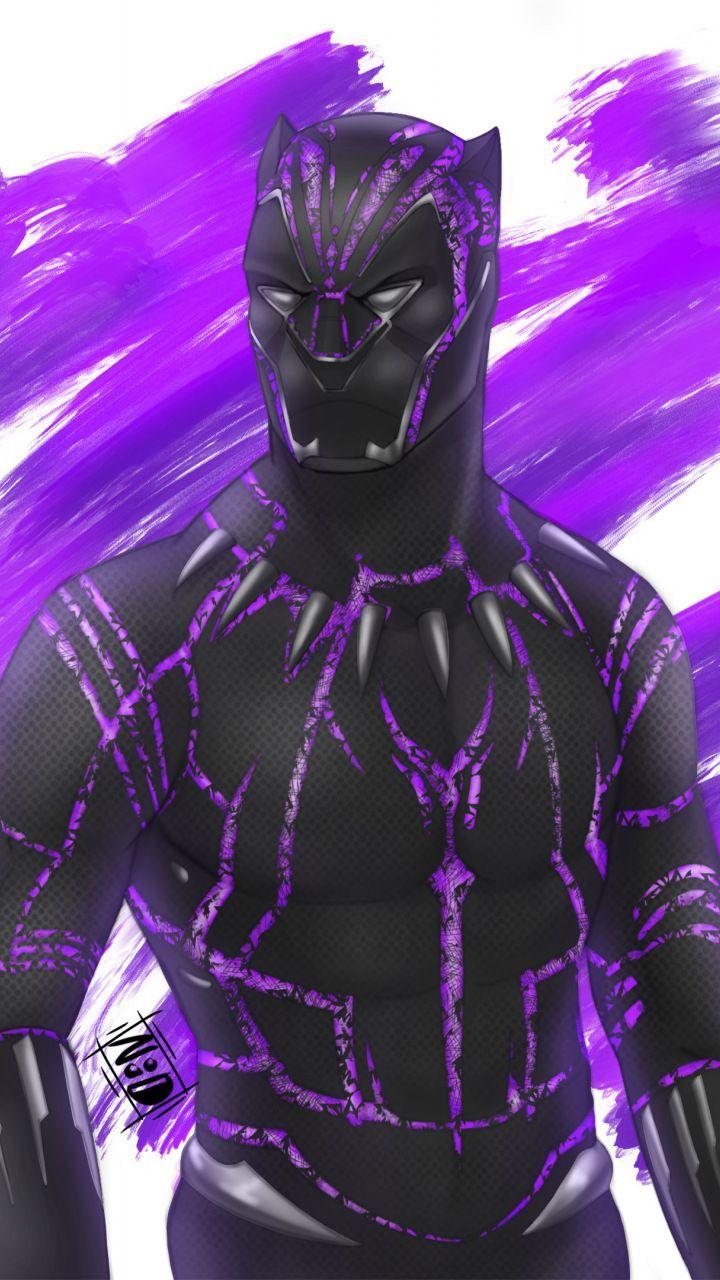 720x1280 Black panther, superhero, fan artwork, 720x1280 wallpaper. Black