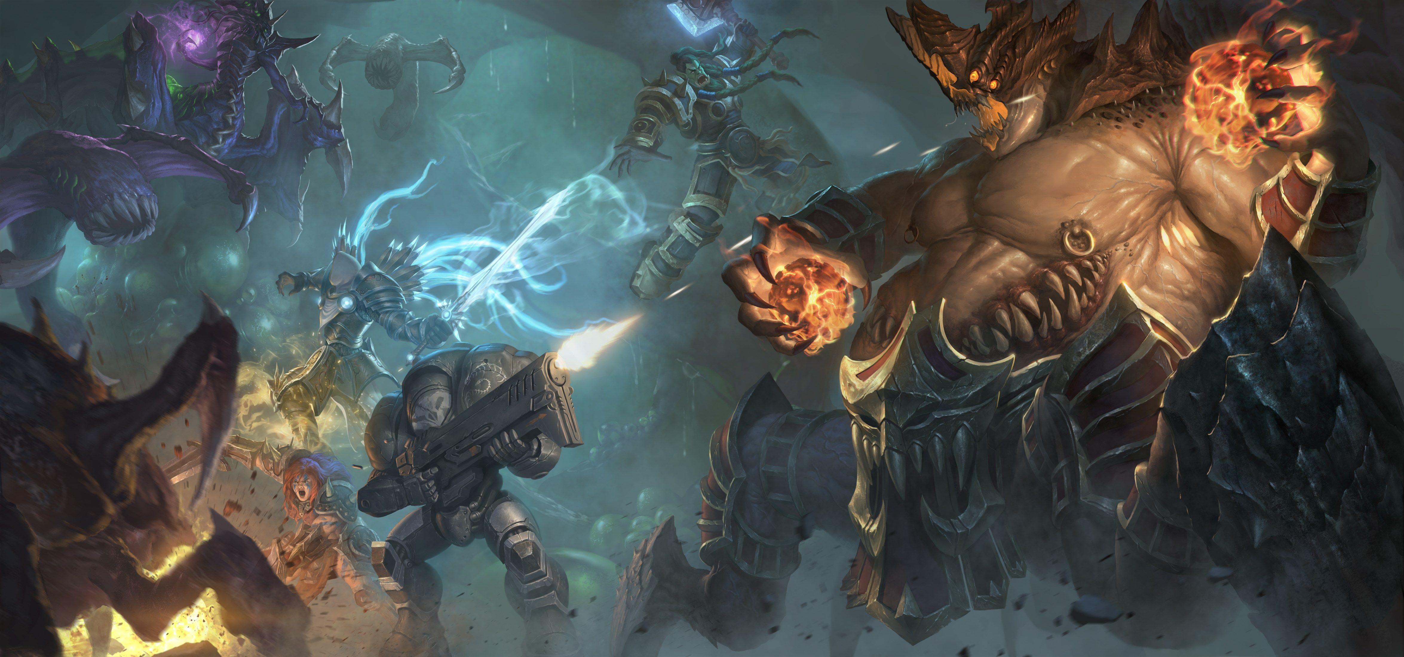 4700x2200 4k wallpaper heroes of the storm (4700x2200). Heroes of the storm
