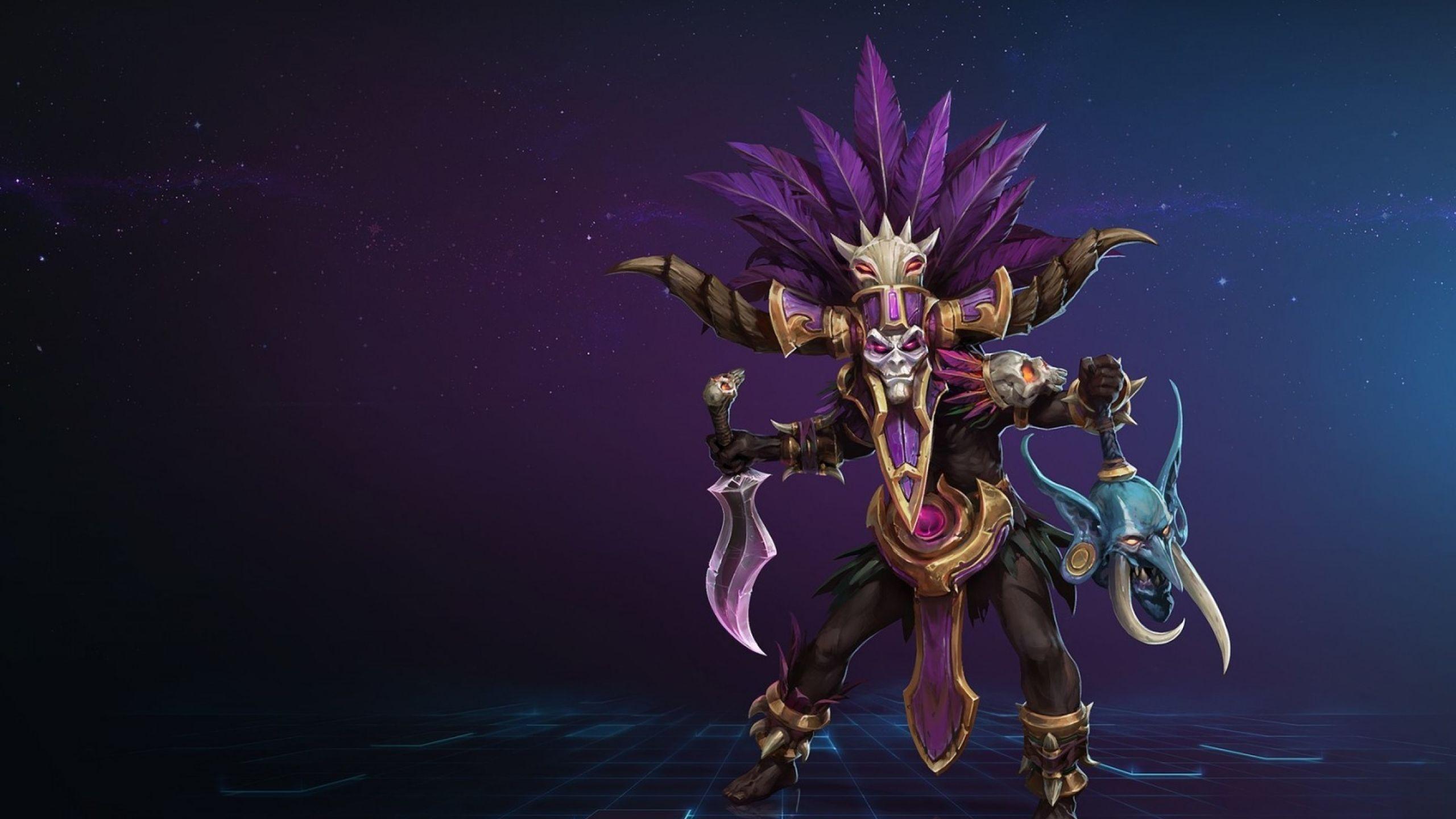 2560x1440 Heroes of the Storm Blizzard Warlock 1440P Resolution