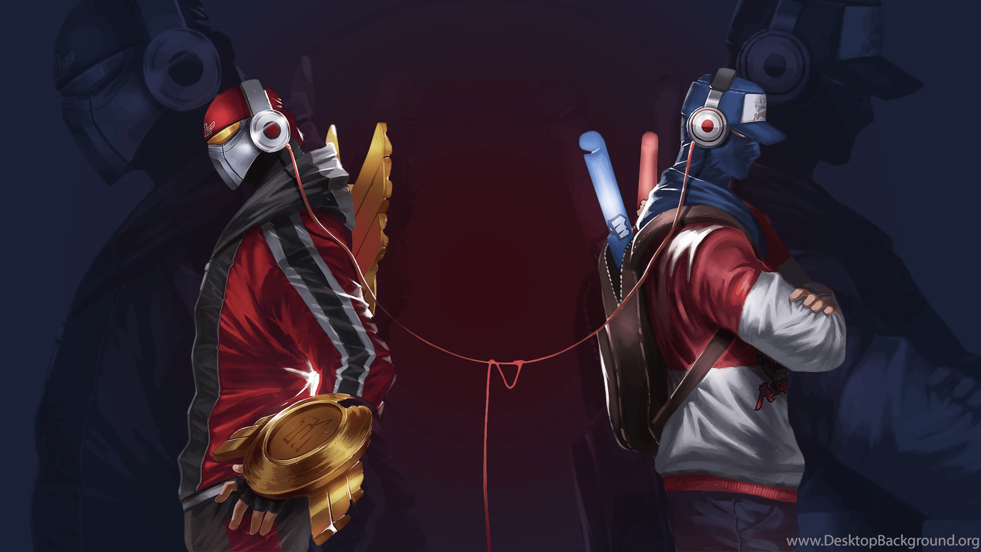 1920x1080 Zed And Shen Wallpaper By Toemass202 Desktop Background