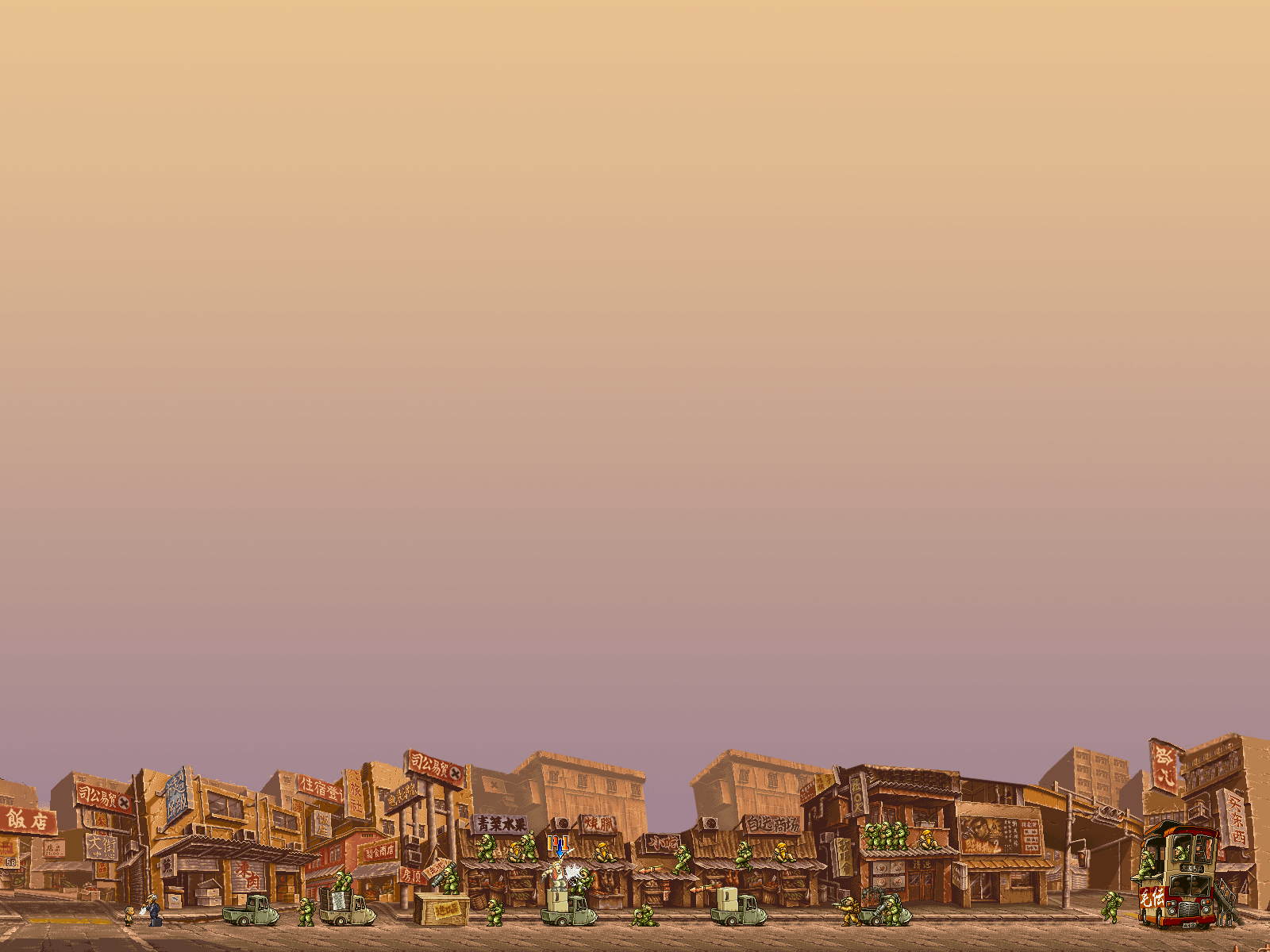 1600x1200 Retro: Metal Slug 2 City desktop PC and Mac wallpaper