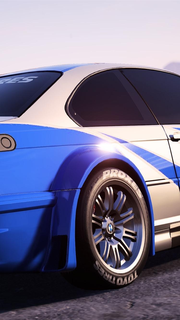 750x1334 Need For Speed, BMW Sports Car Back View 750x1334 IPhone 8 7 6 6S