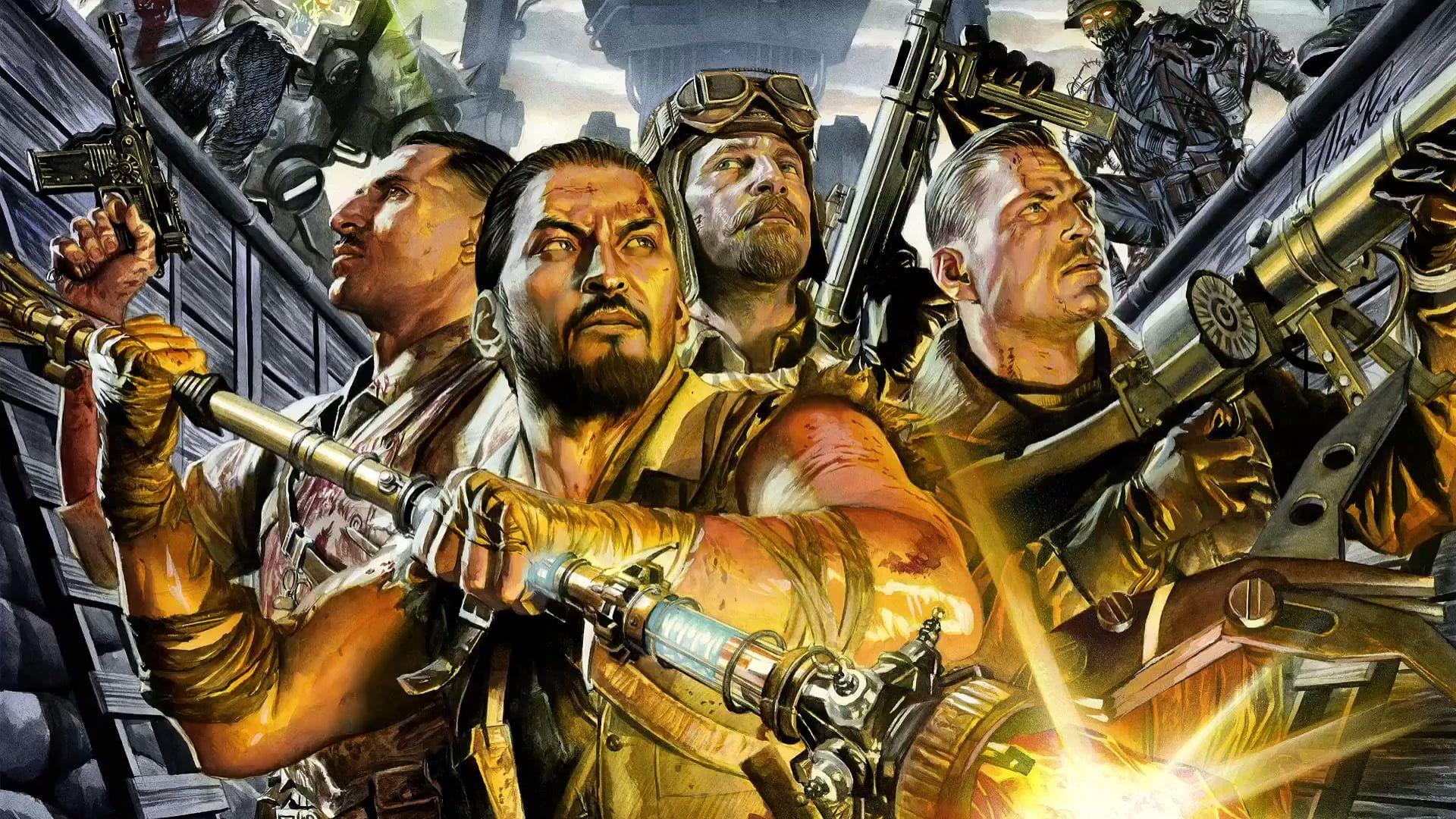 1920x1080 Man holding gray weapon illustration, Call of Duty: Black Ops, zombies, Call of Duty: Black Ops III, Call of Duty HD wallpaper