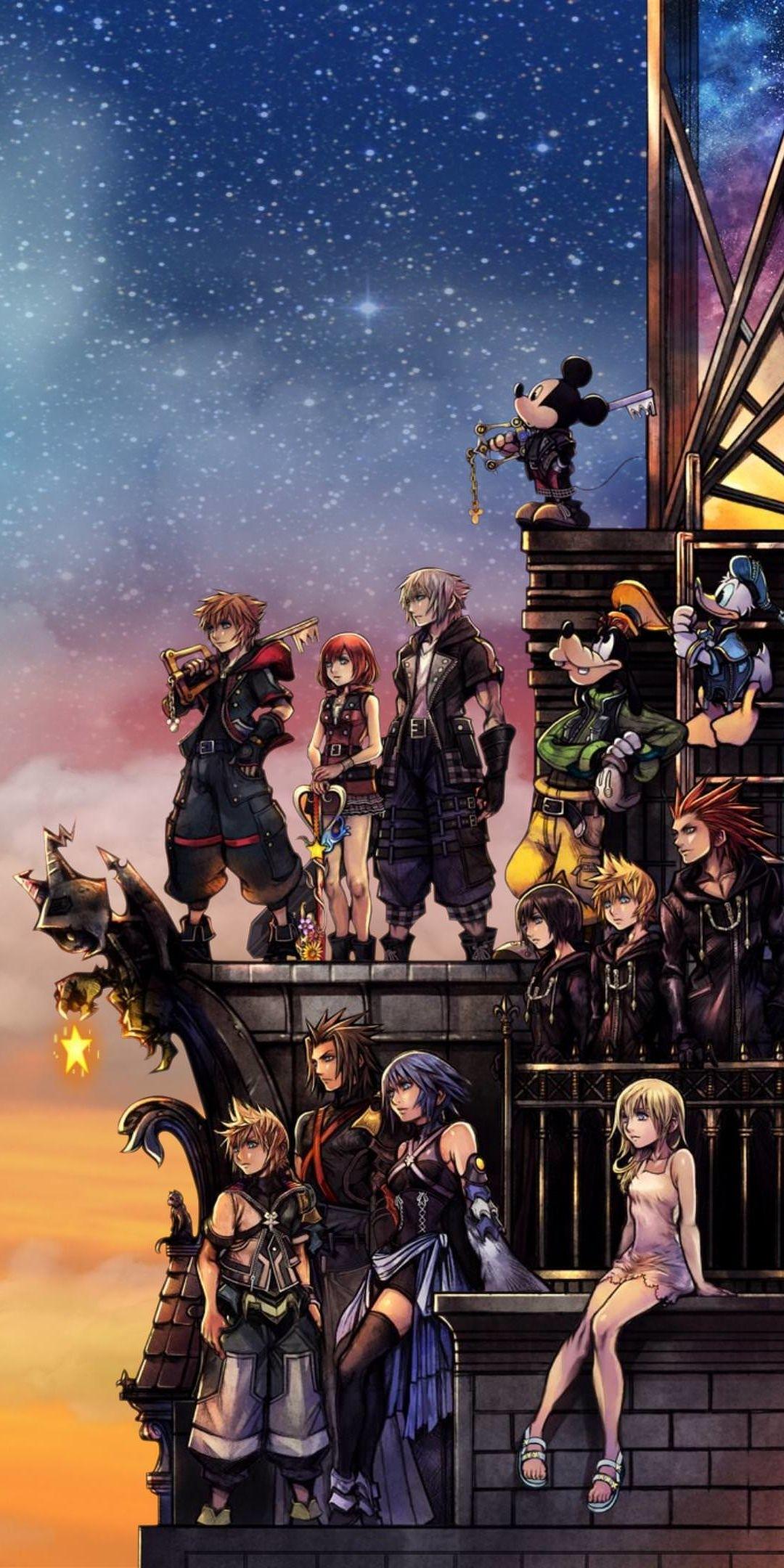 Hình nền trò chơi điện tử 1080x2160 / Kingdom Hearts Iii Mobile - Kingdom Hearts