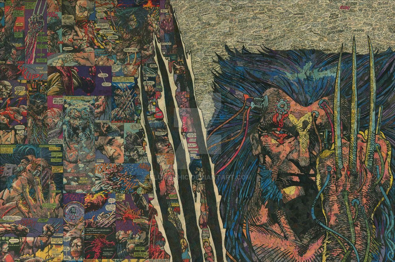 1280x850 Wolverine Weapon X comic collage