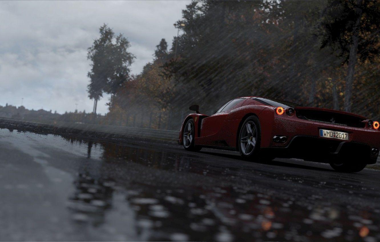 1332x850 Wallpaper rain, track, race, Slightly Mad Studios, Project CARS 2