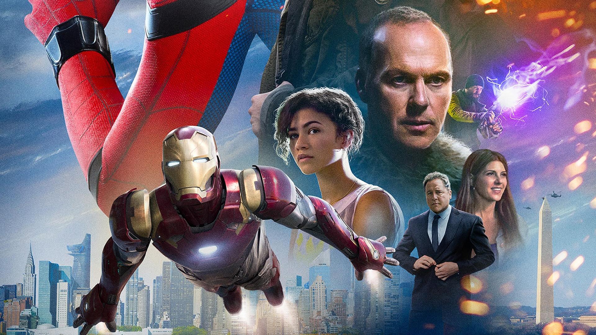 1920x1080 Spiderman Homecoming Iron Man Wallpaper