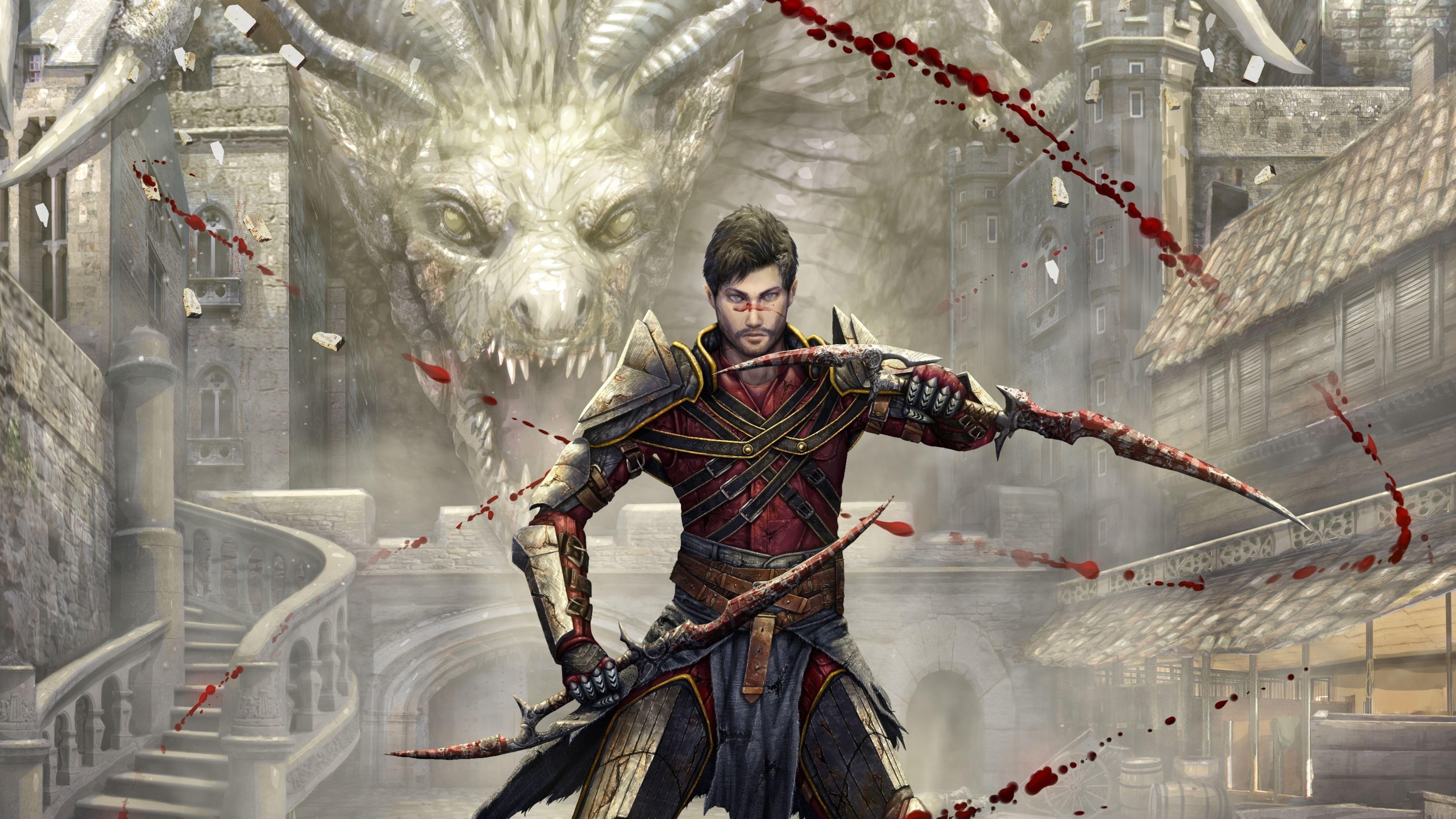 5120x2880 Dragon Age Killer Dragon 5K Wallpaper, HD Games 4K