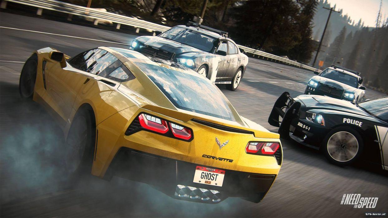 1244x700 NFS Rivals Corvette Stingray wallpaperx1080