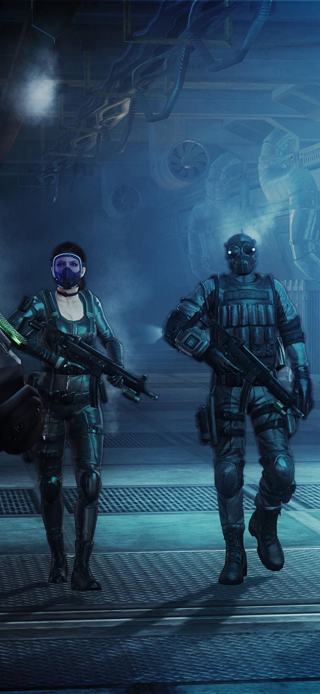 1125x2436 Resident Evil, Soldiers, Video Game 1125x2436 IPhone 11 Pro XS X
