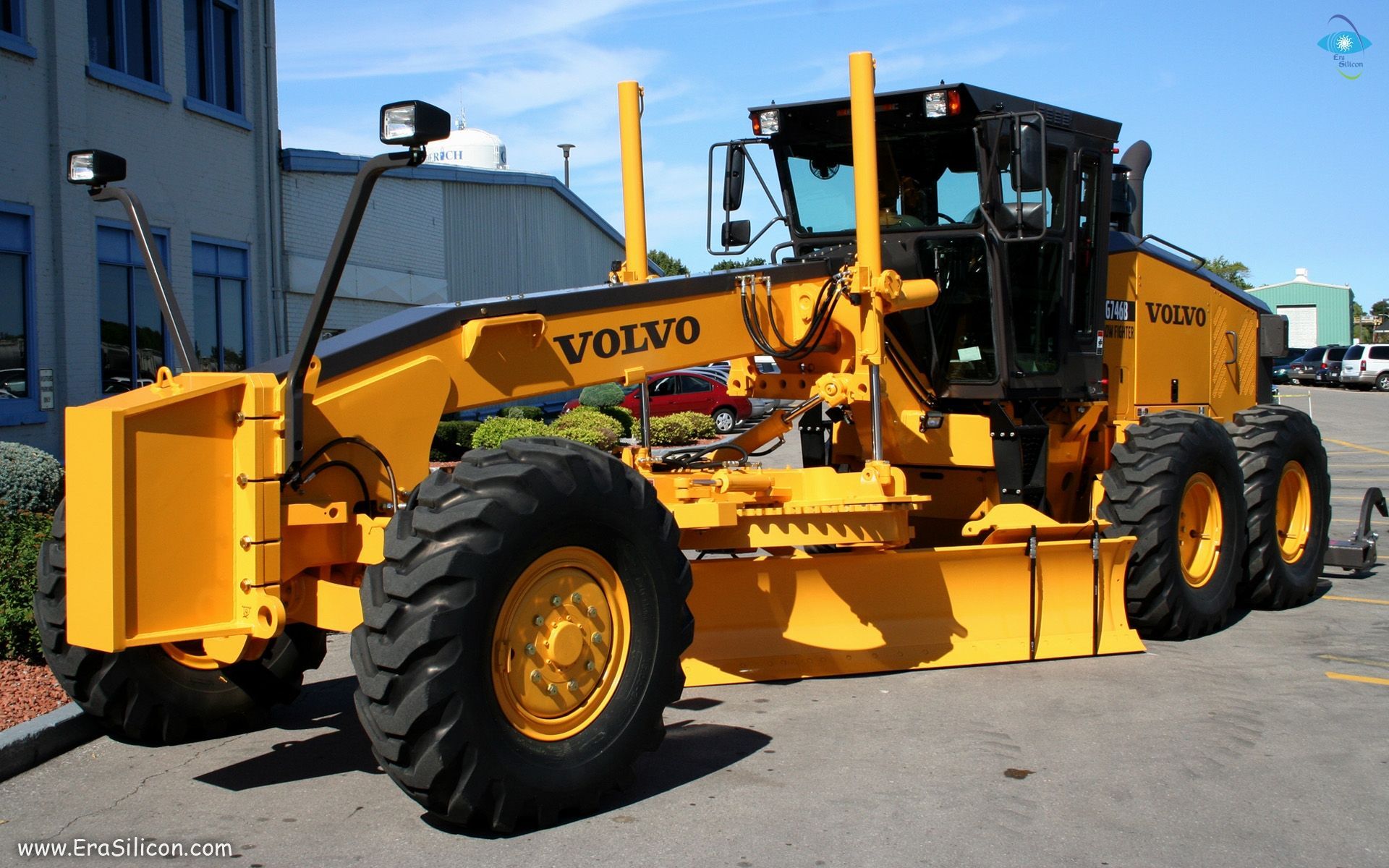 1920x1200 Download Grader Vehicle Volvo Grader HD Wallpaper