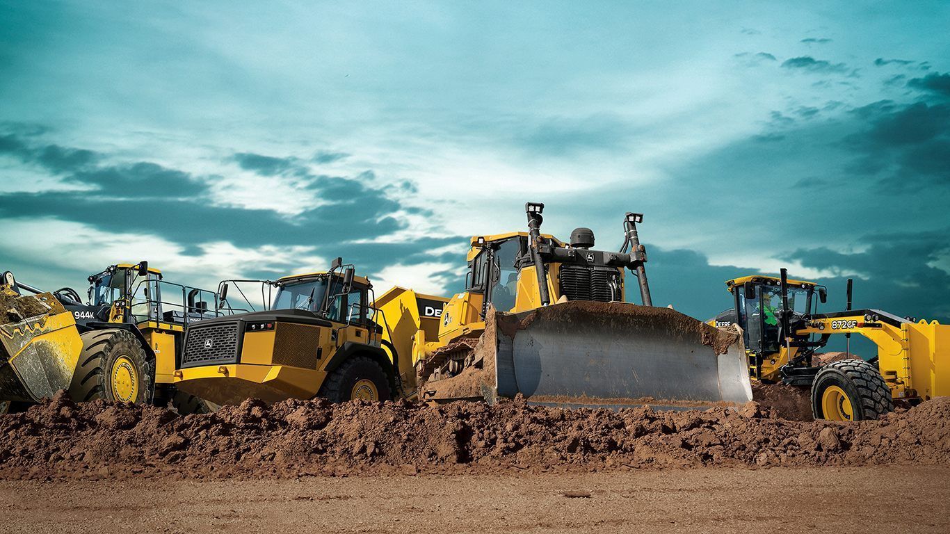 1366x768 John Deere displays construction equipment America FarmQuip Magazine