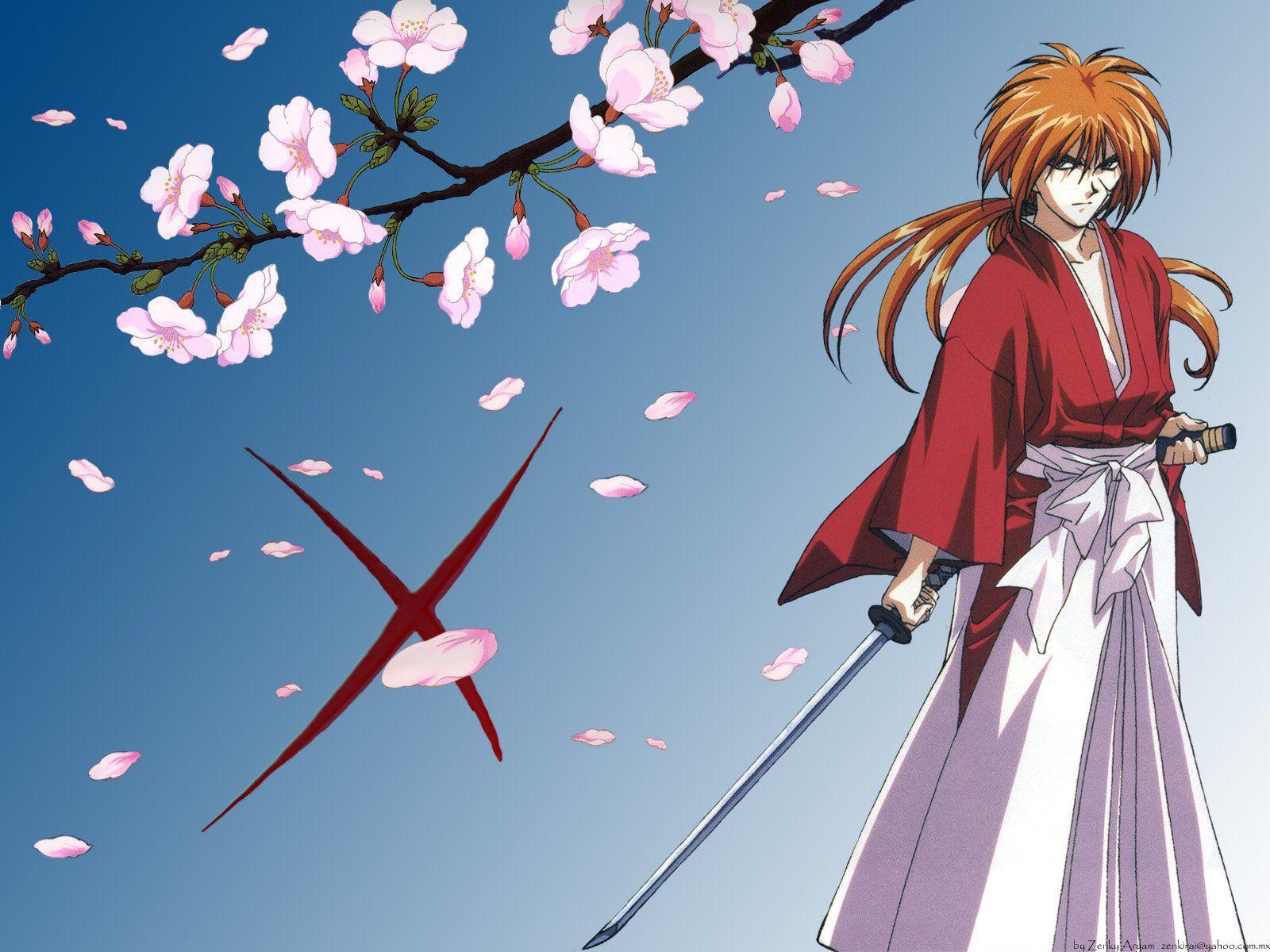 1600x1200 Rurouni Kenshin warrior fantasy anime warrior japanese samurai
