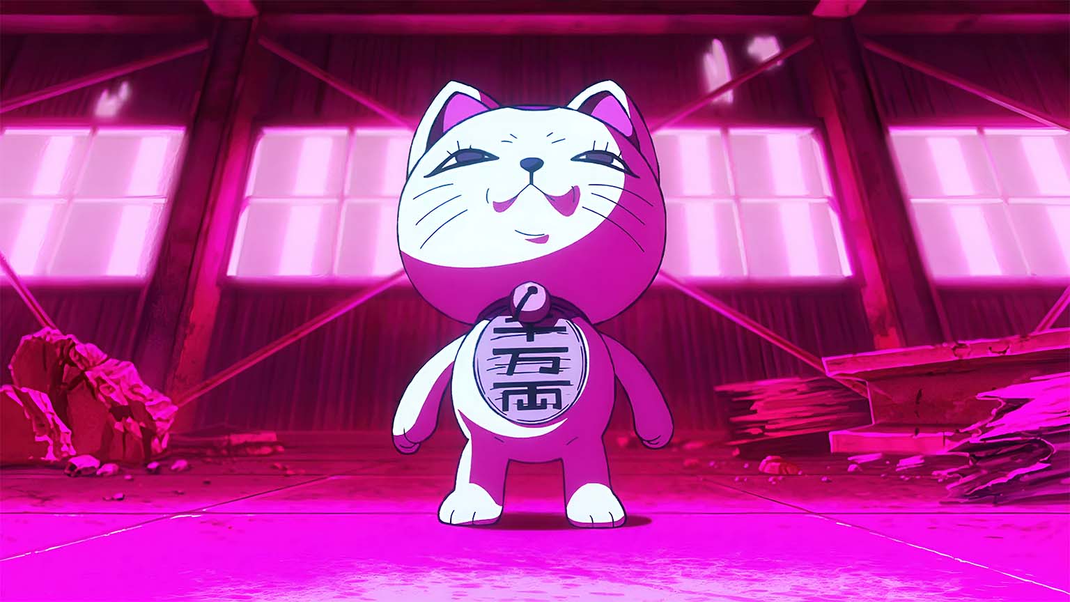1536x864 Turbo Granny Cat DanDaDan Desktop Wallpaper