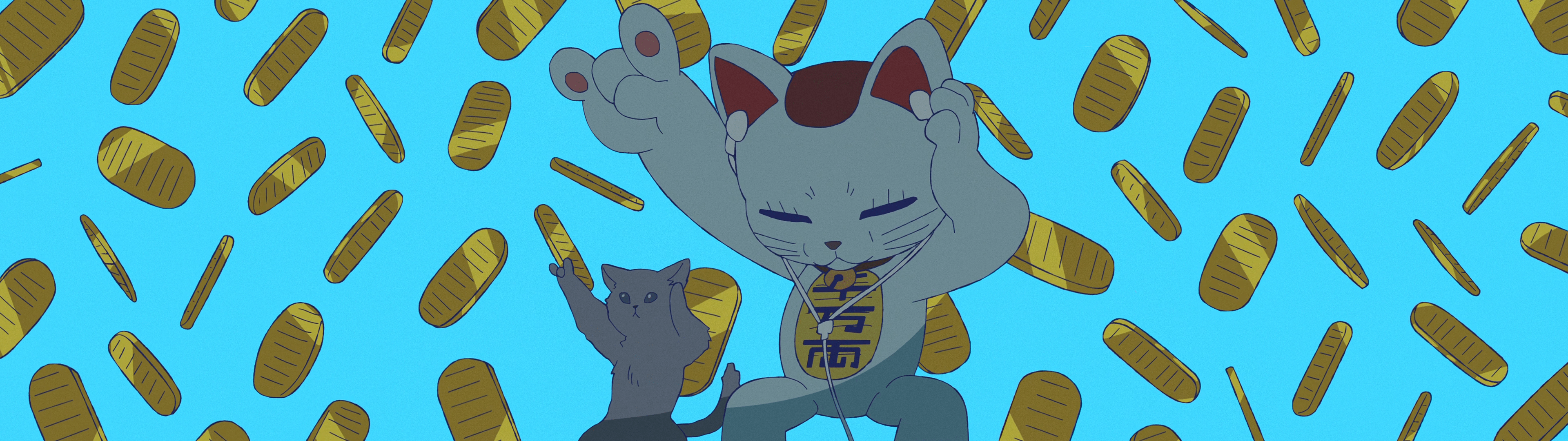 3840x1080 Turbo Neko Wallpaper [3840x1080]