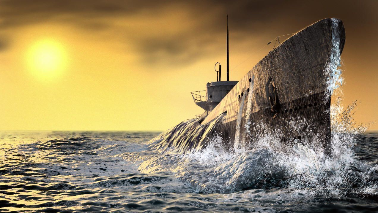 1272x718 U Boat Wallpaper