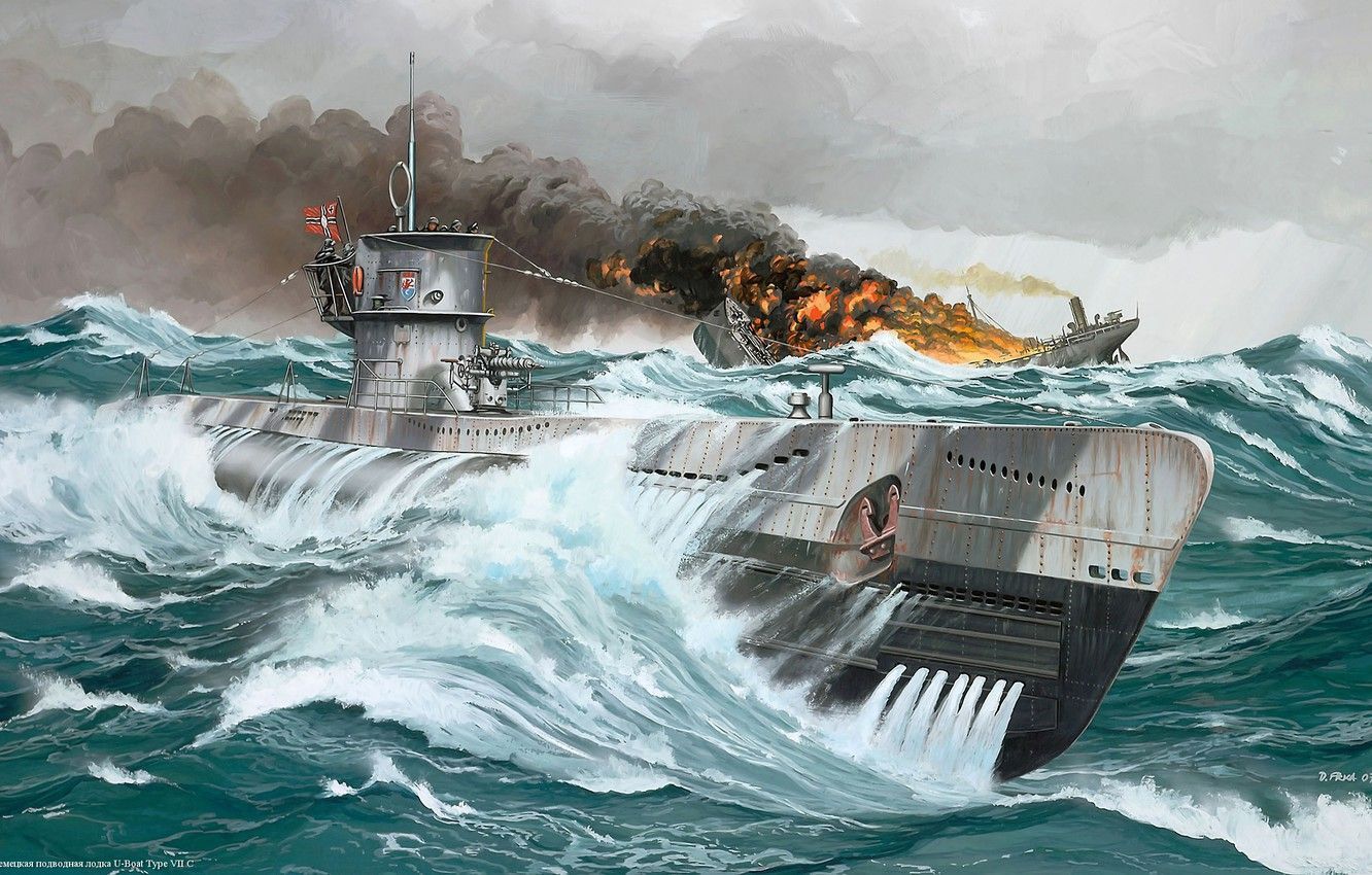 1332x850 U Boat Wallpaper