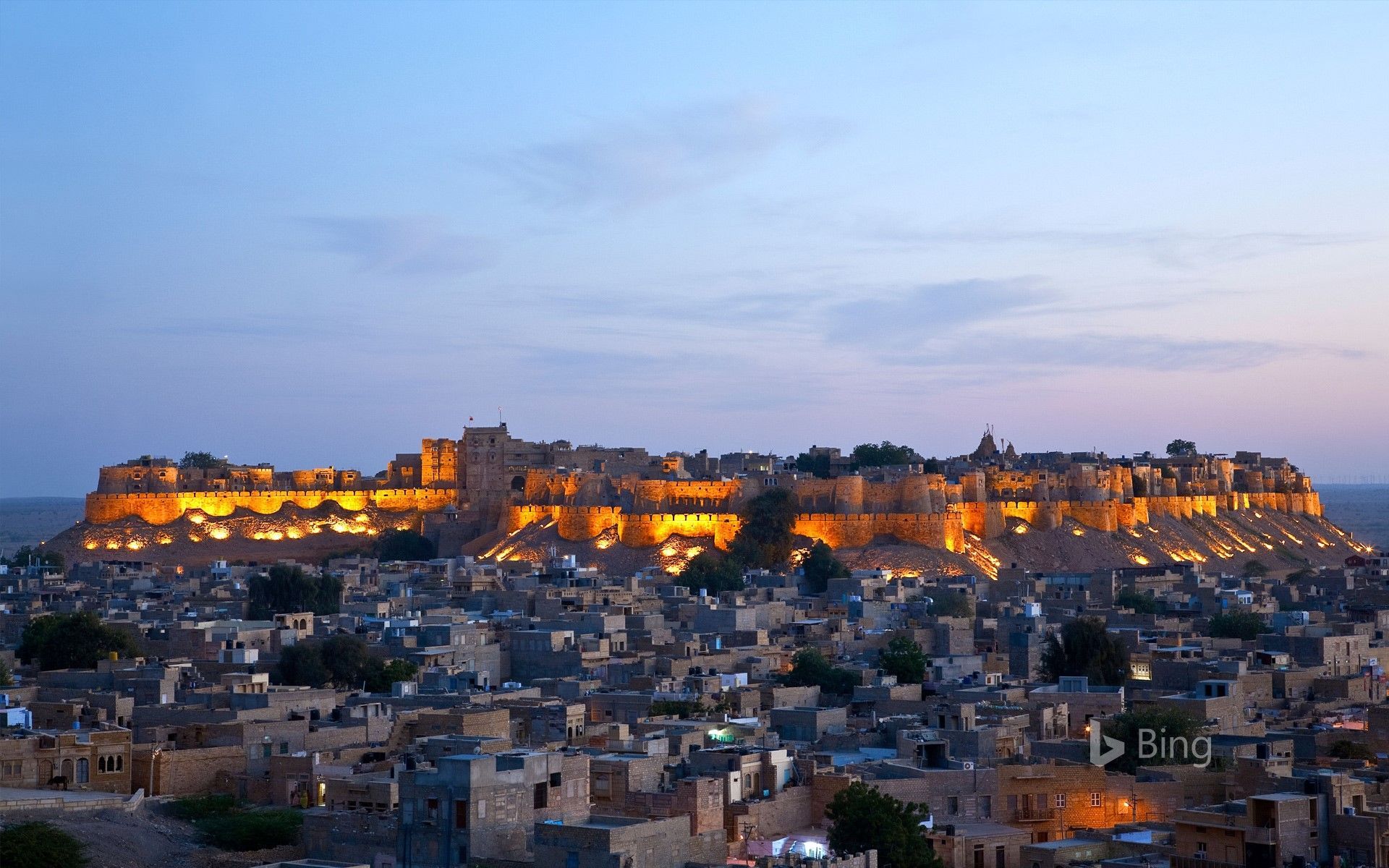 1920x1200 Jaisalmer Fort in Rajasthan, India Wallpaper