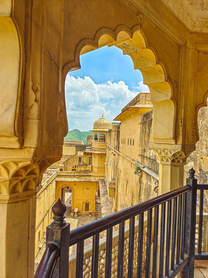 800x1067 Amer fort, #pinkcity, #jaipur, #cloud, amerfort, #sky, HD phone wallpaper