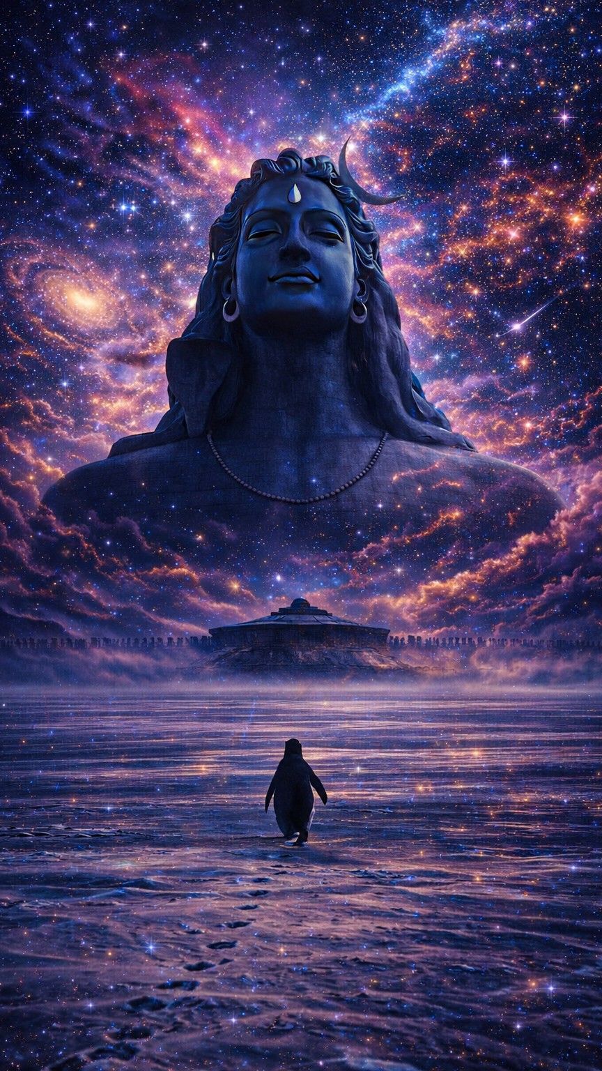 864x1536 Mahadev Wallpaper Shiva at Sunset