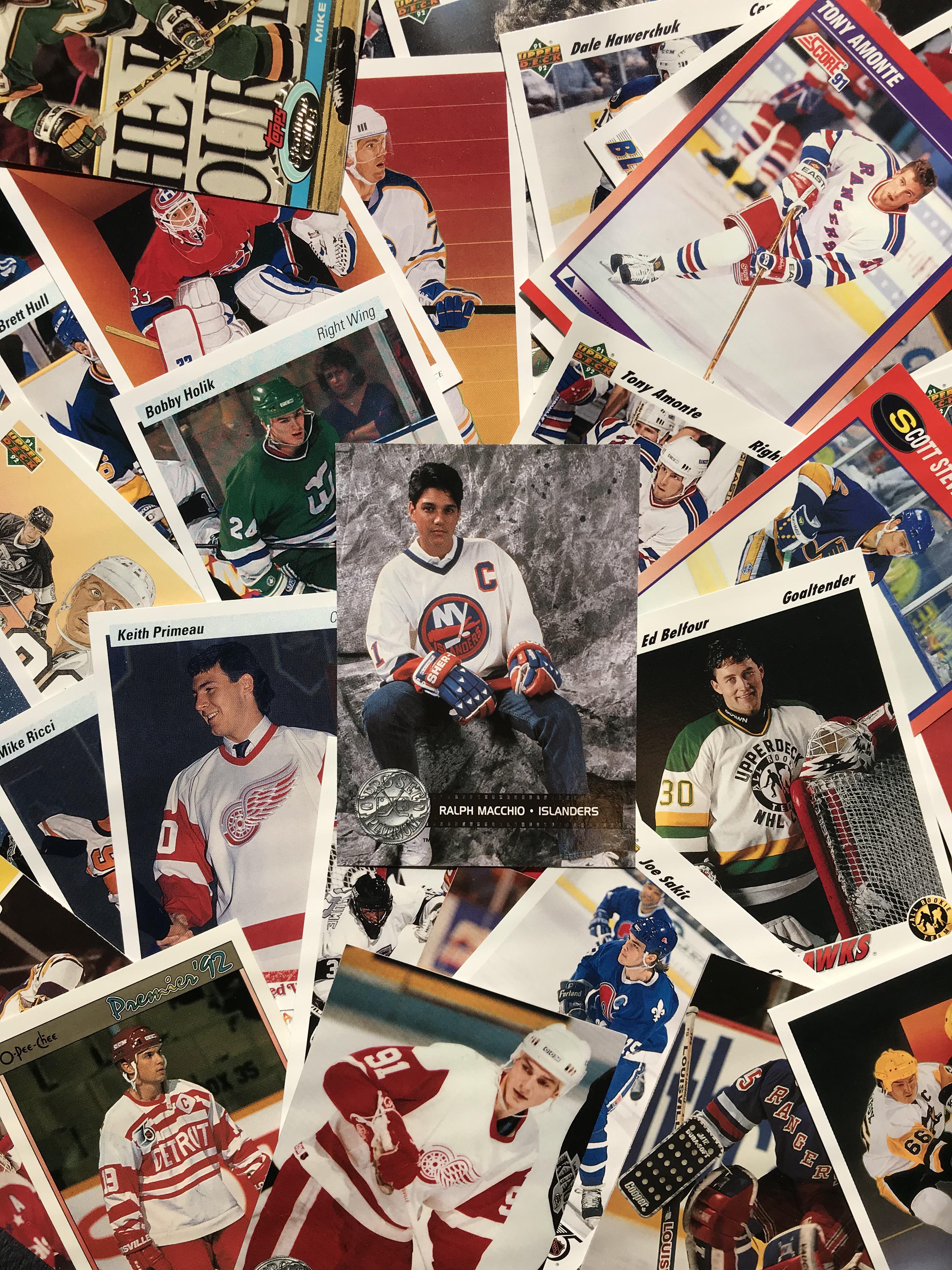 3024x4032 bought a pack of old random cards and found Islanders legend Ralph Macchio