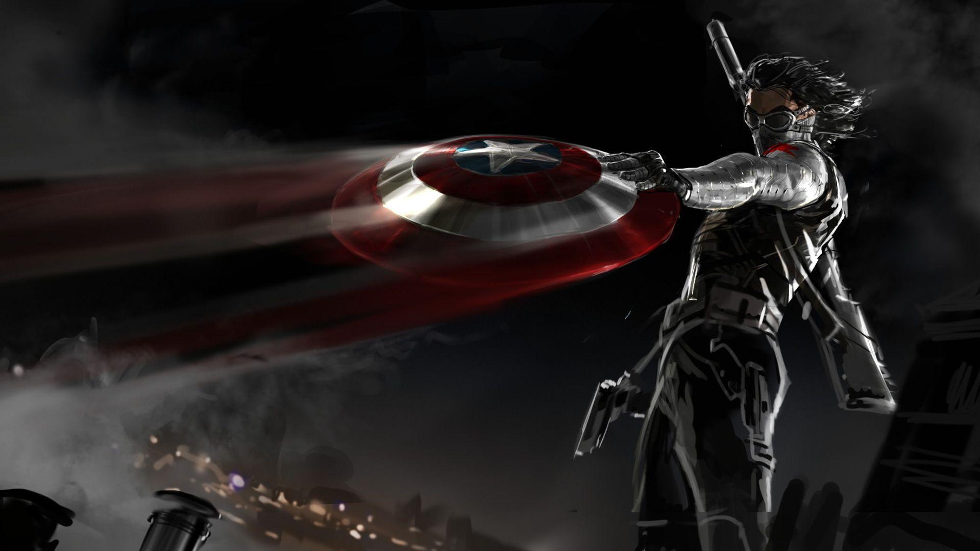 1920x1080 Bucky as The Winter Soldier Wallpaper. Captain america winter