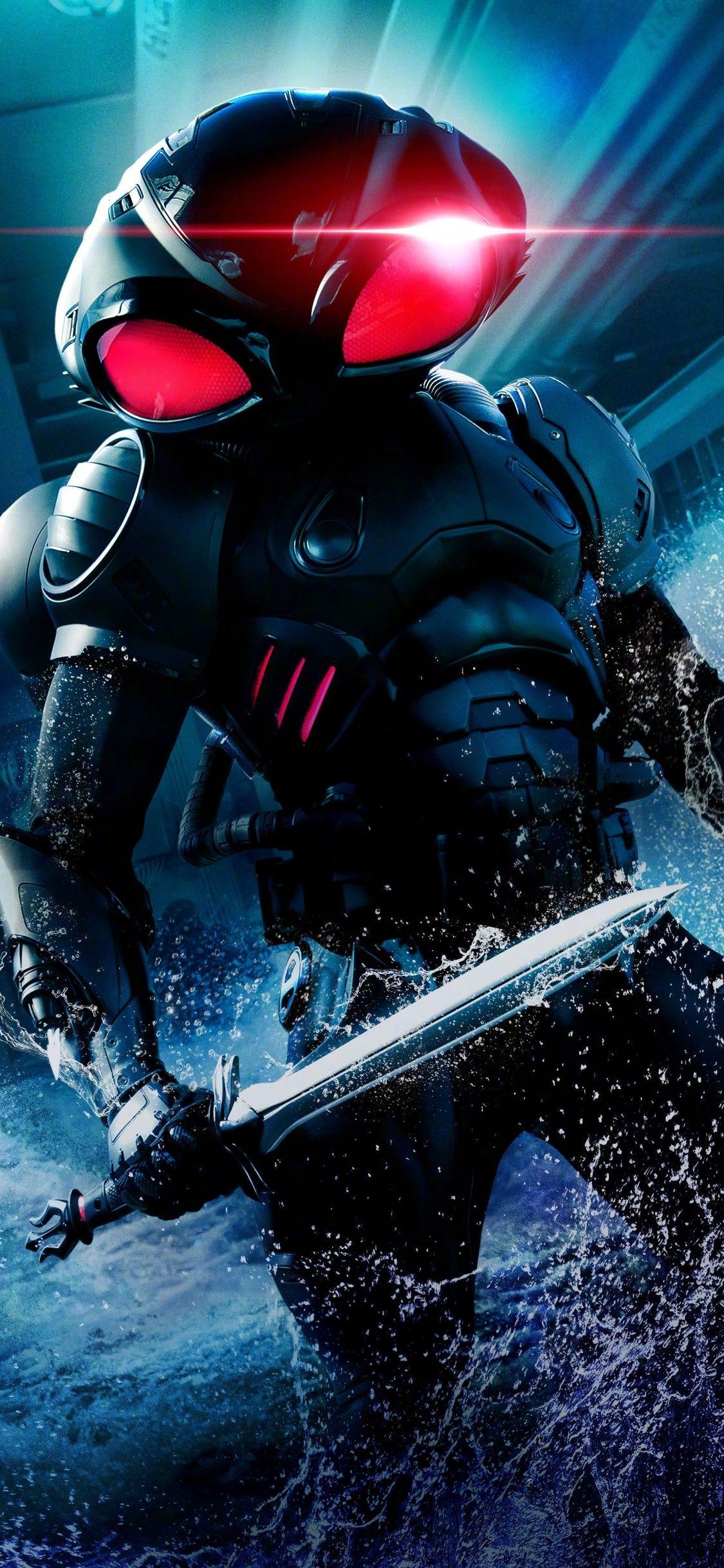 1125x2436 Black Manta Aquaman 2018 iPhone XS, iPhone iPhone X HD