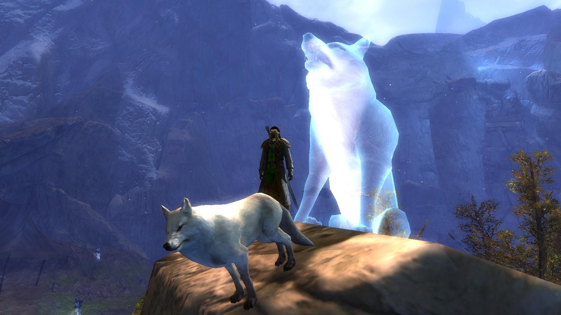 1920x1080 Arctic Wolf Desktop Background