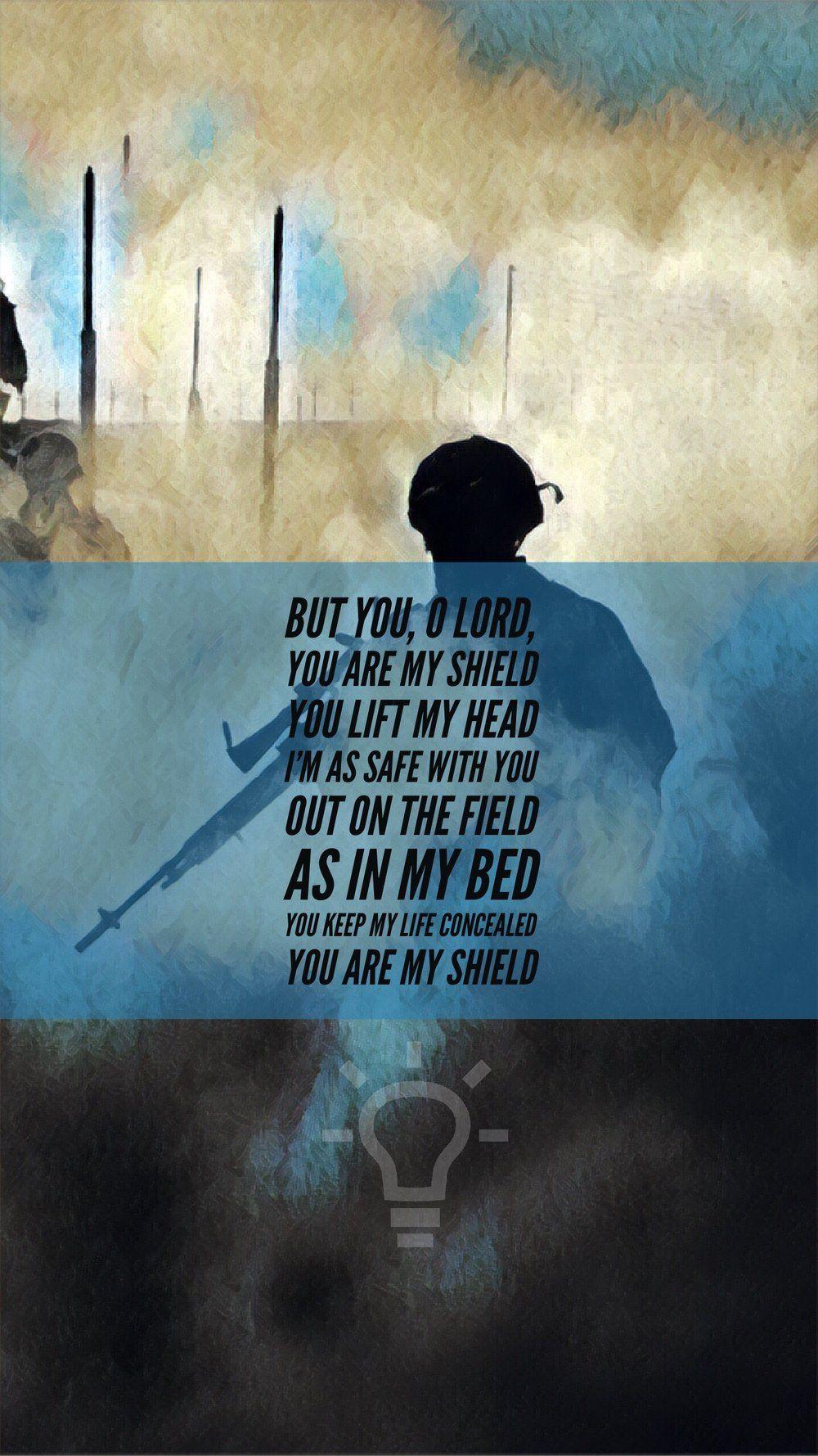 1000x1779 Psalm You Are My Shield: Phone Wallpaper