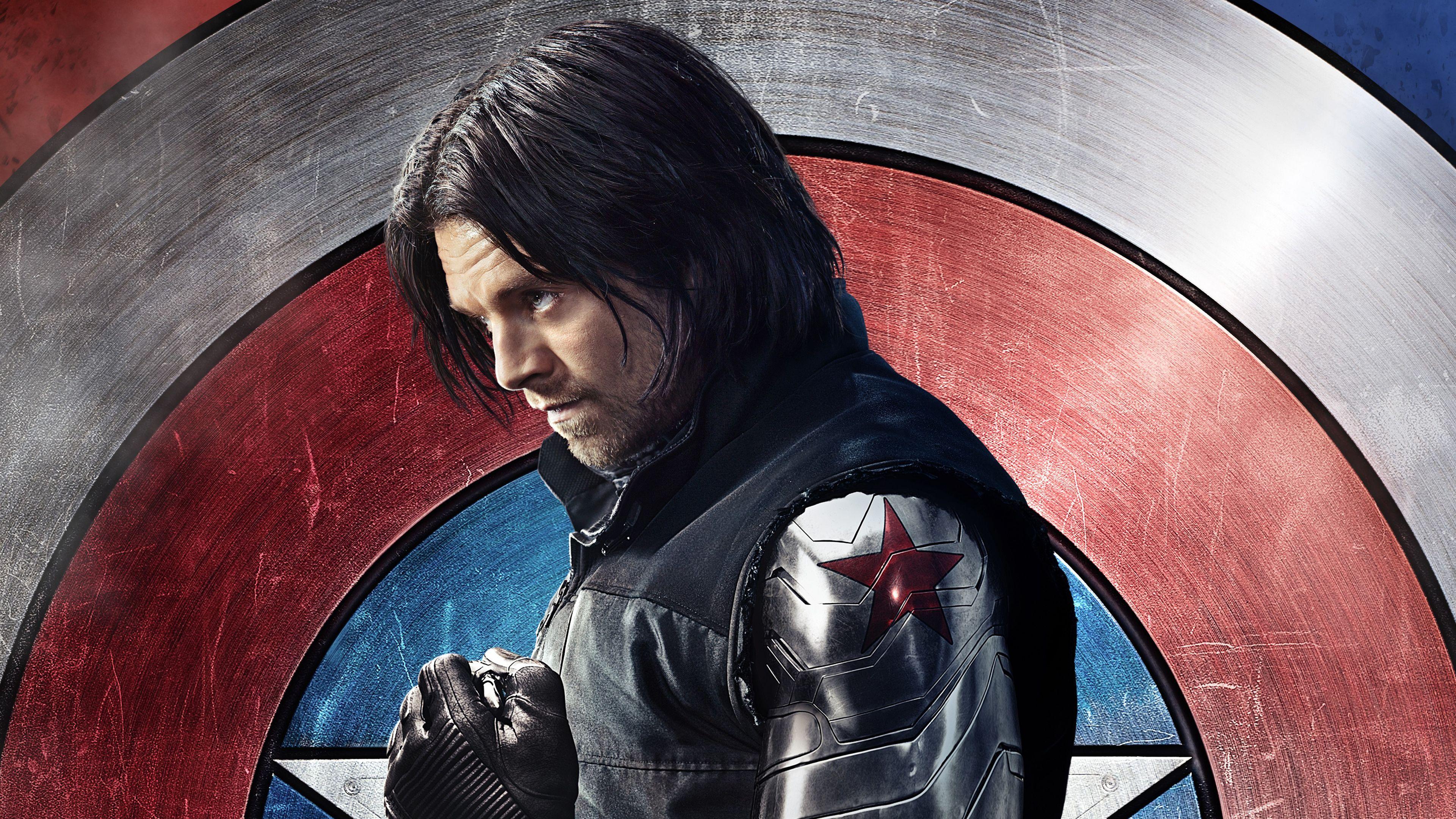 3840x2160 Captain Winter Soldier Bucky Wallpaper