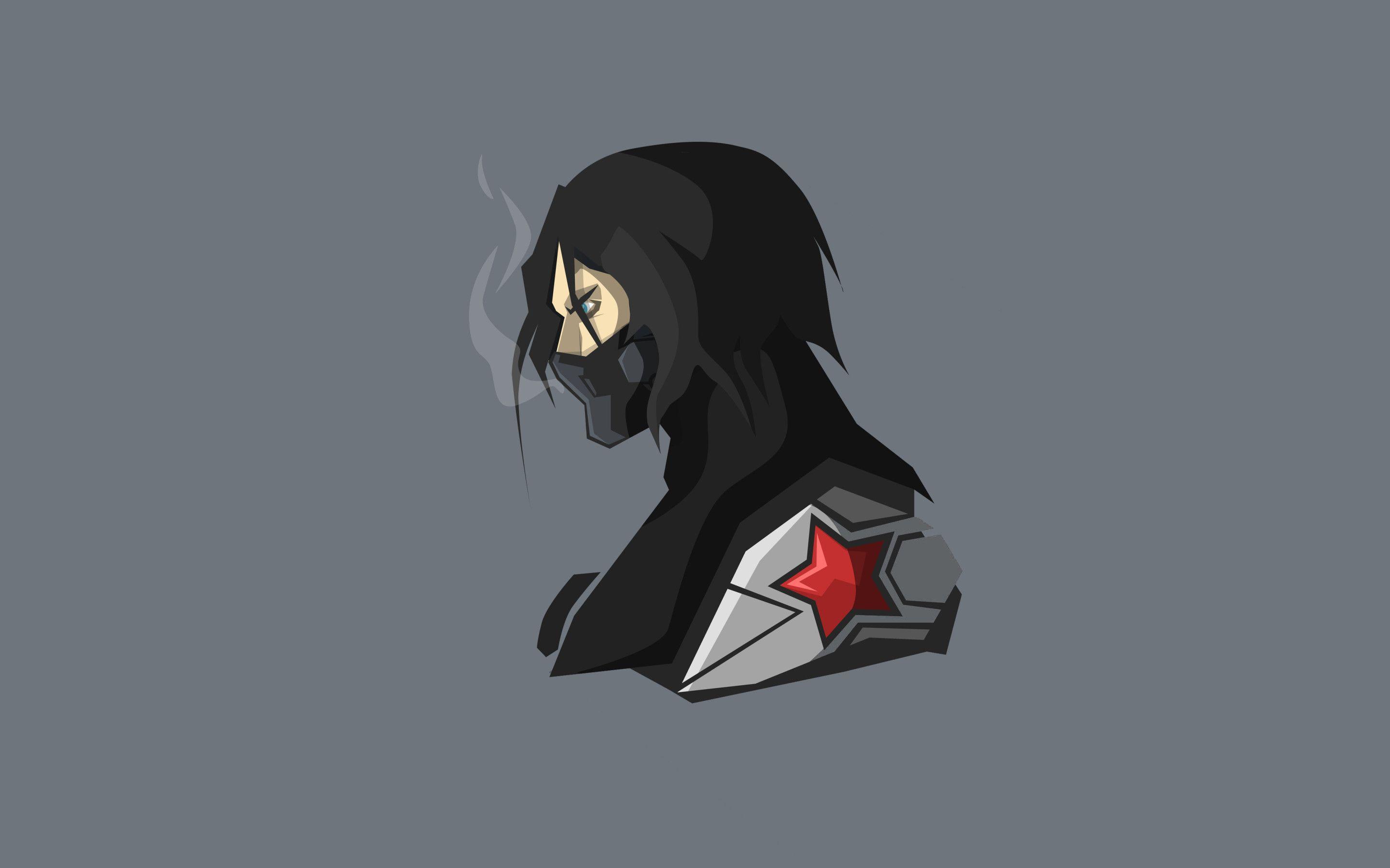 2880x1800 Winter Soldier Bucky Cartoon