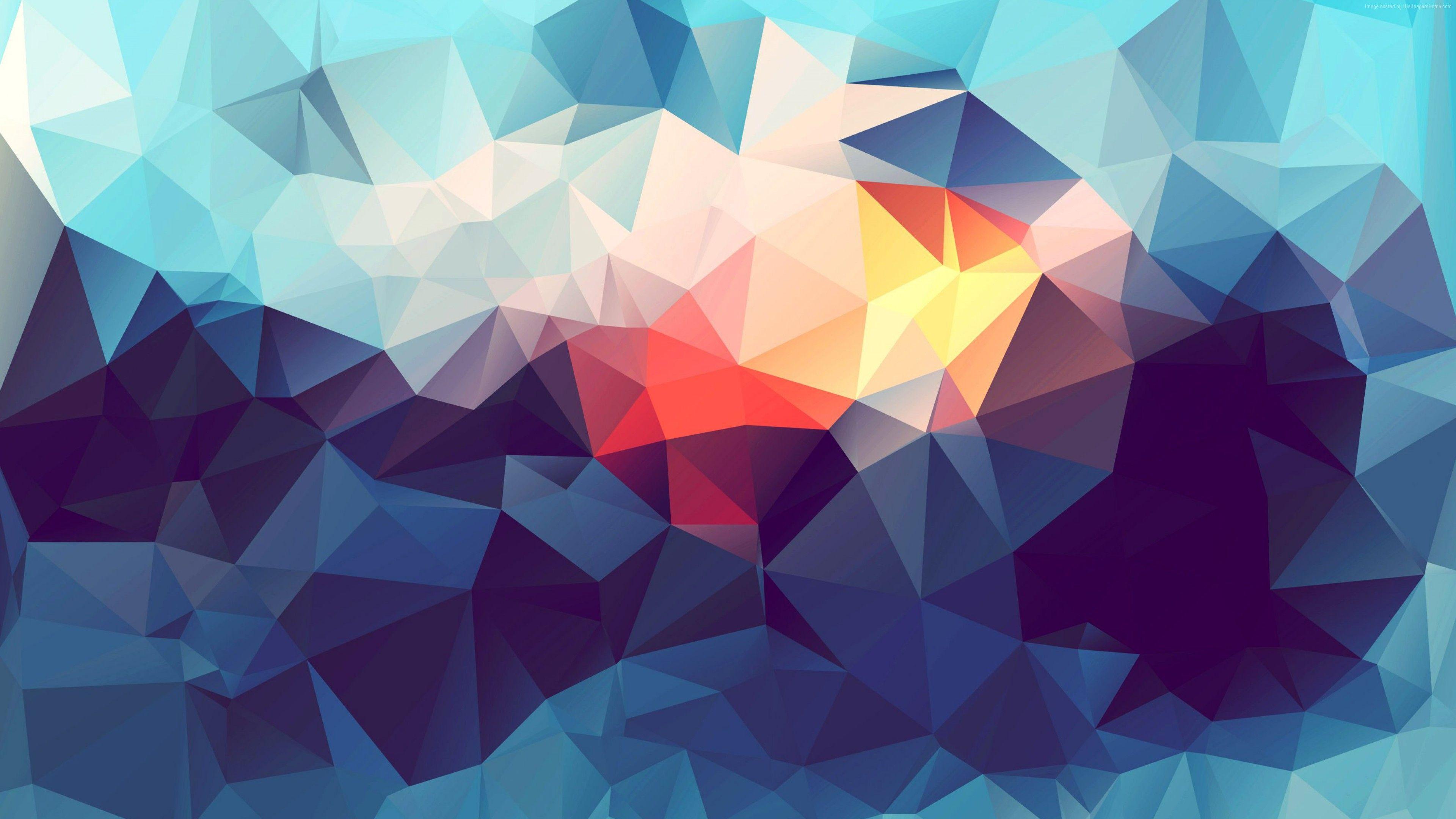 Vibrant abstract waves 4K wallpaper download