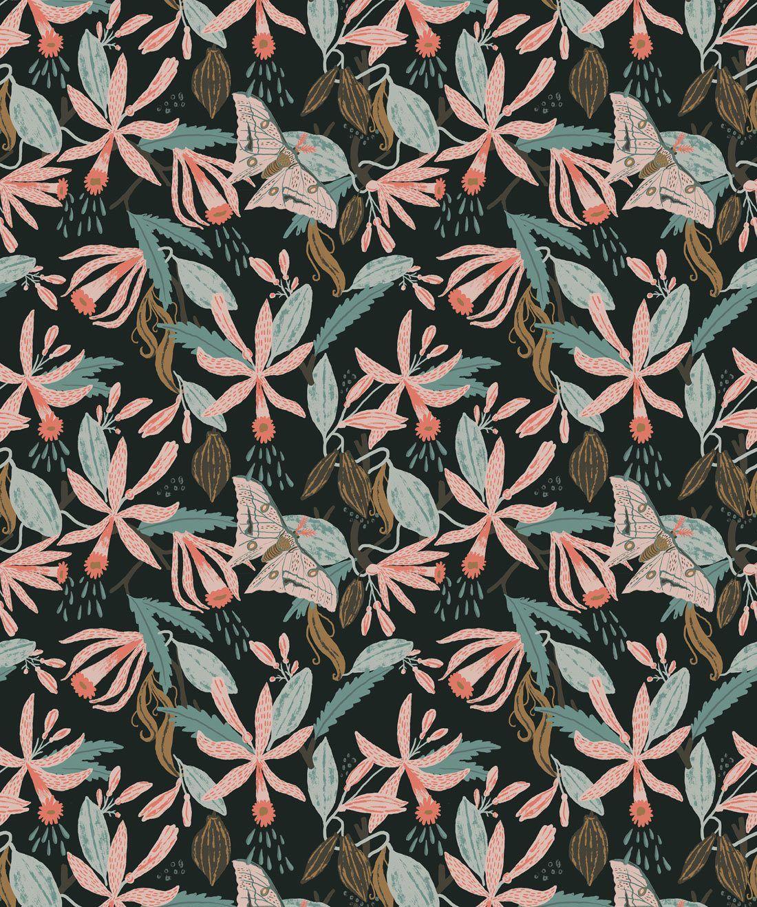 1100x1318 Vanilla Moth, Fresh Motif Wallpaper • Colorful & Fun