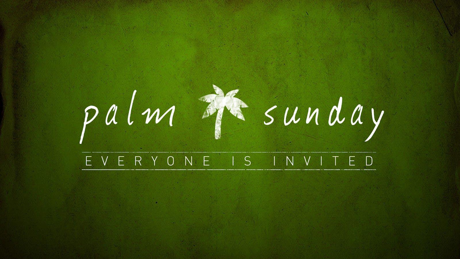 1600x900 gallery Palm Sunday greetings wallpaper