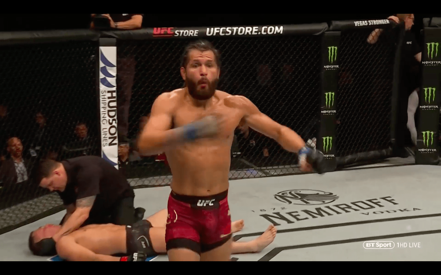 1440x900 Watch: Jorge Masvidal Flattens Darren Till After Thrilling War