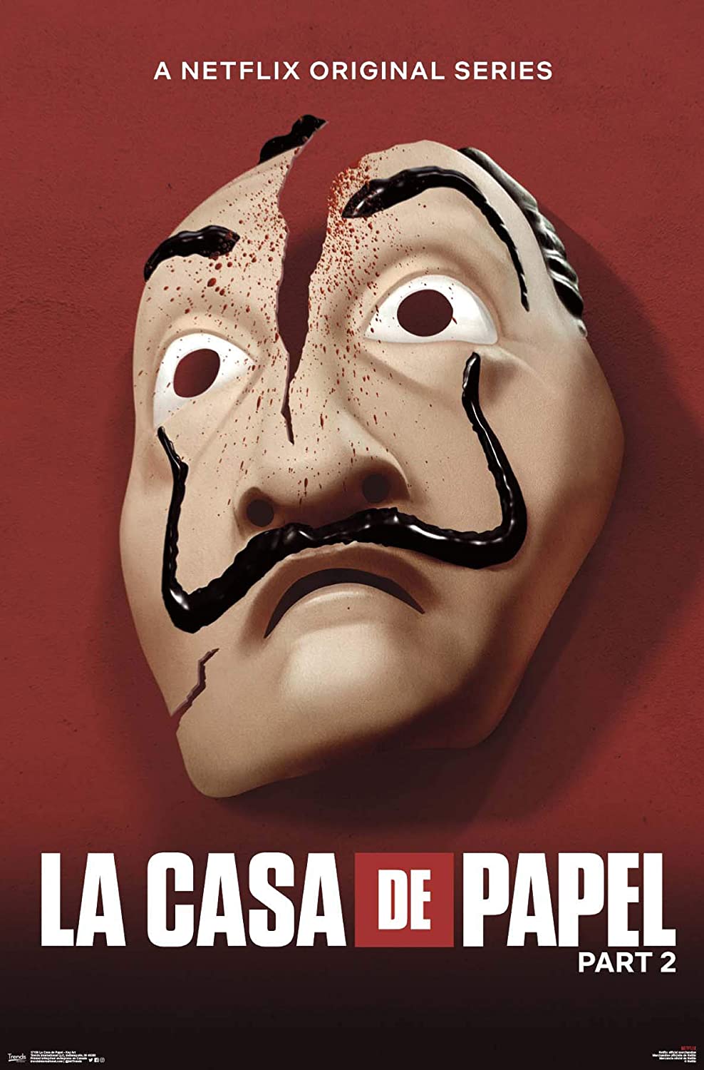 988x1500 Trends International La Casa De Papel Art Wall