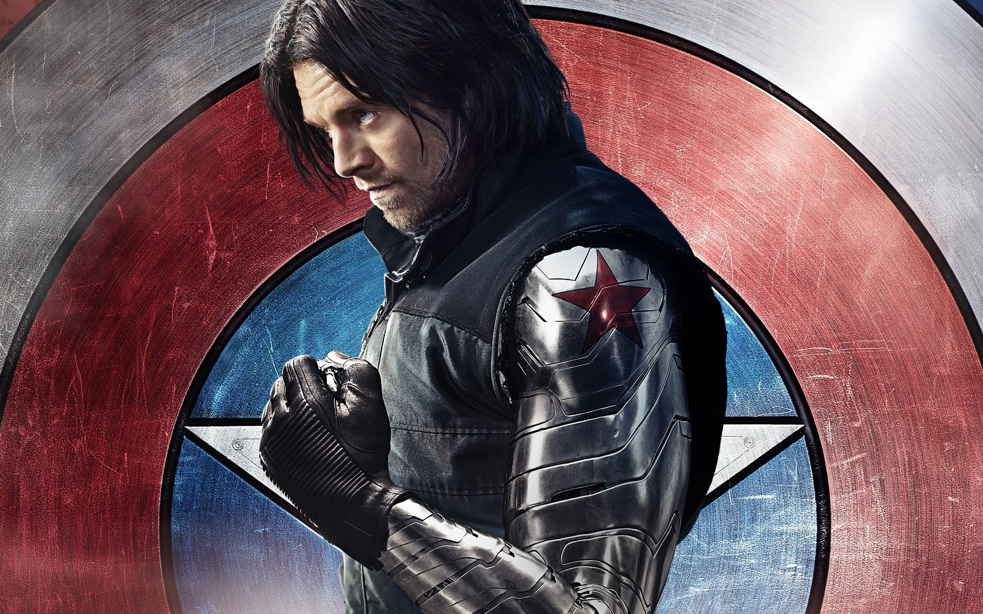 3840x2400 Download wallpaper sebastian stan, fiction, action, bucky