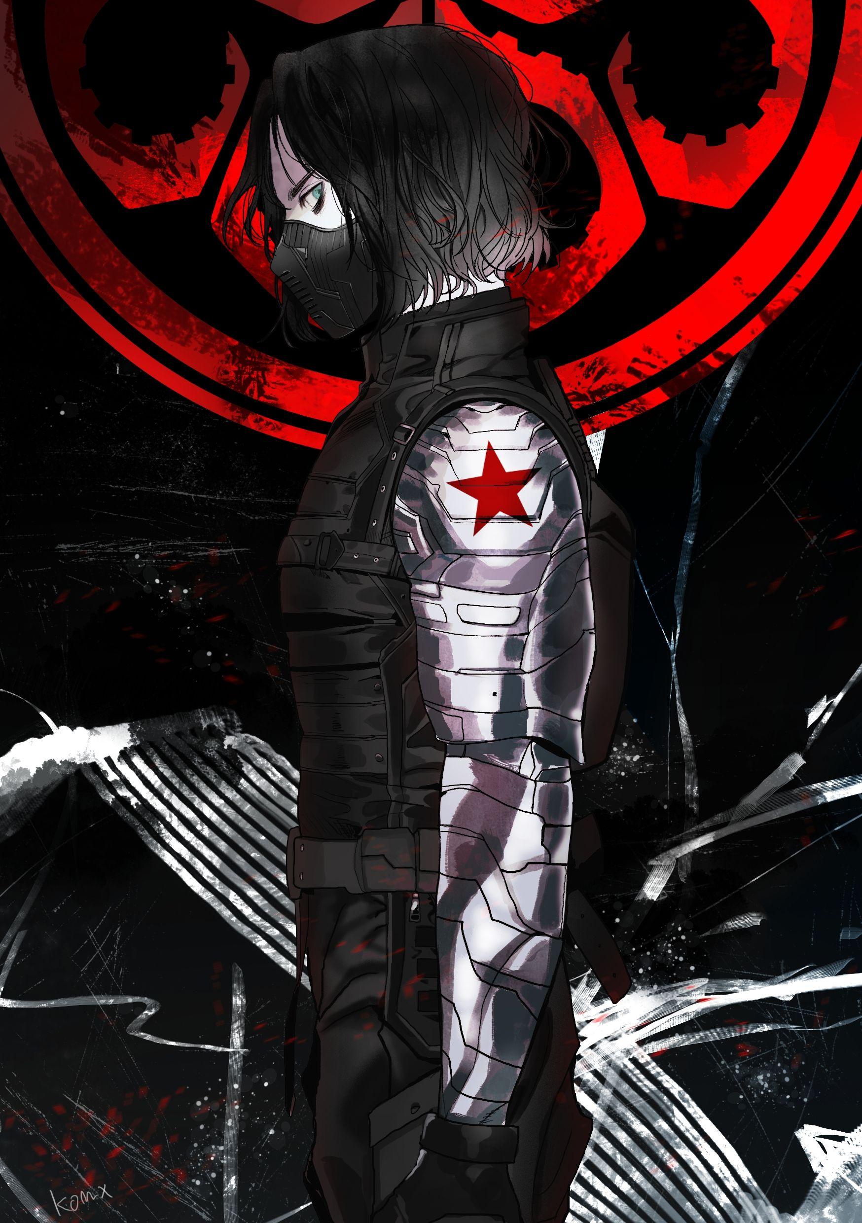 1748x2480 James Buchanan Barnes, Mobile Wallpaper Anime Image Board