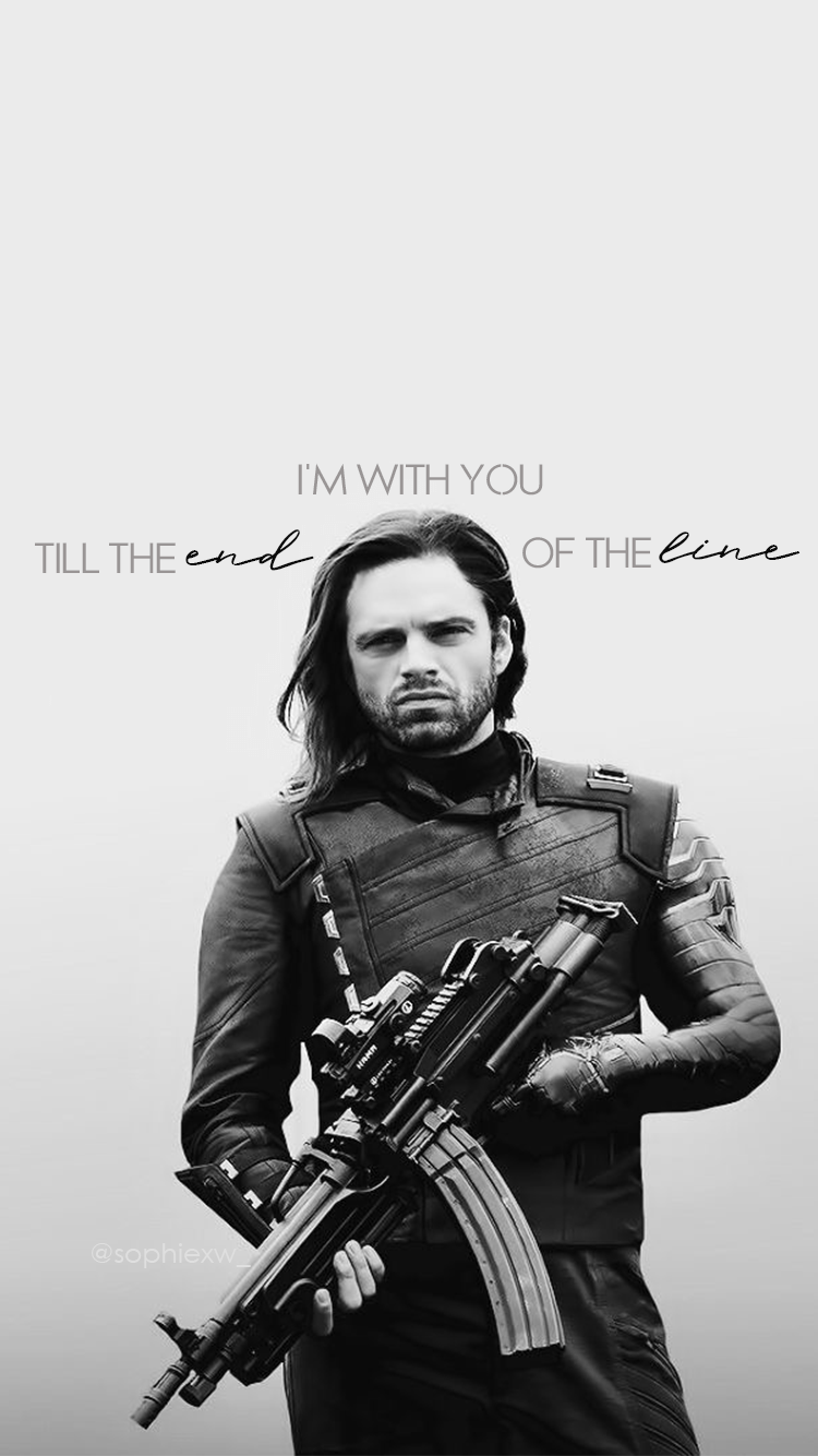 750x1334 Bucky Barnes Wallpaper