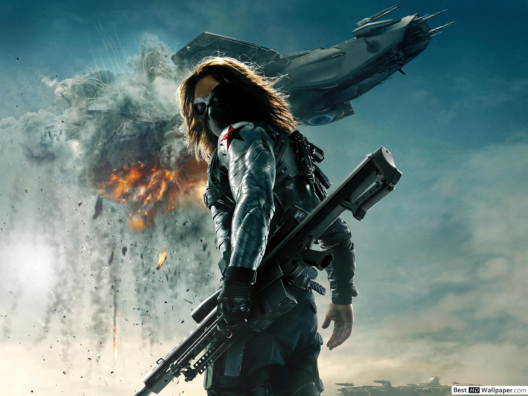 2048x1536 Captain America: The Winter Soldier Barnes HD wallpaper