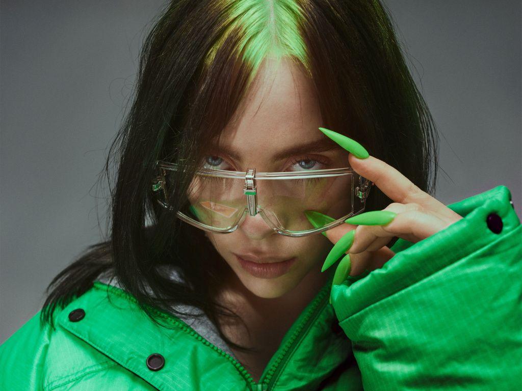 1024x768 Download 1024x768 wallpaper elle, billie eilish, sunglasses