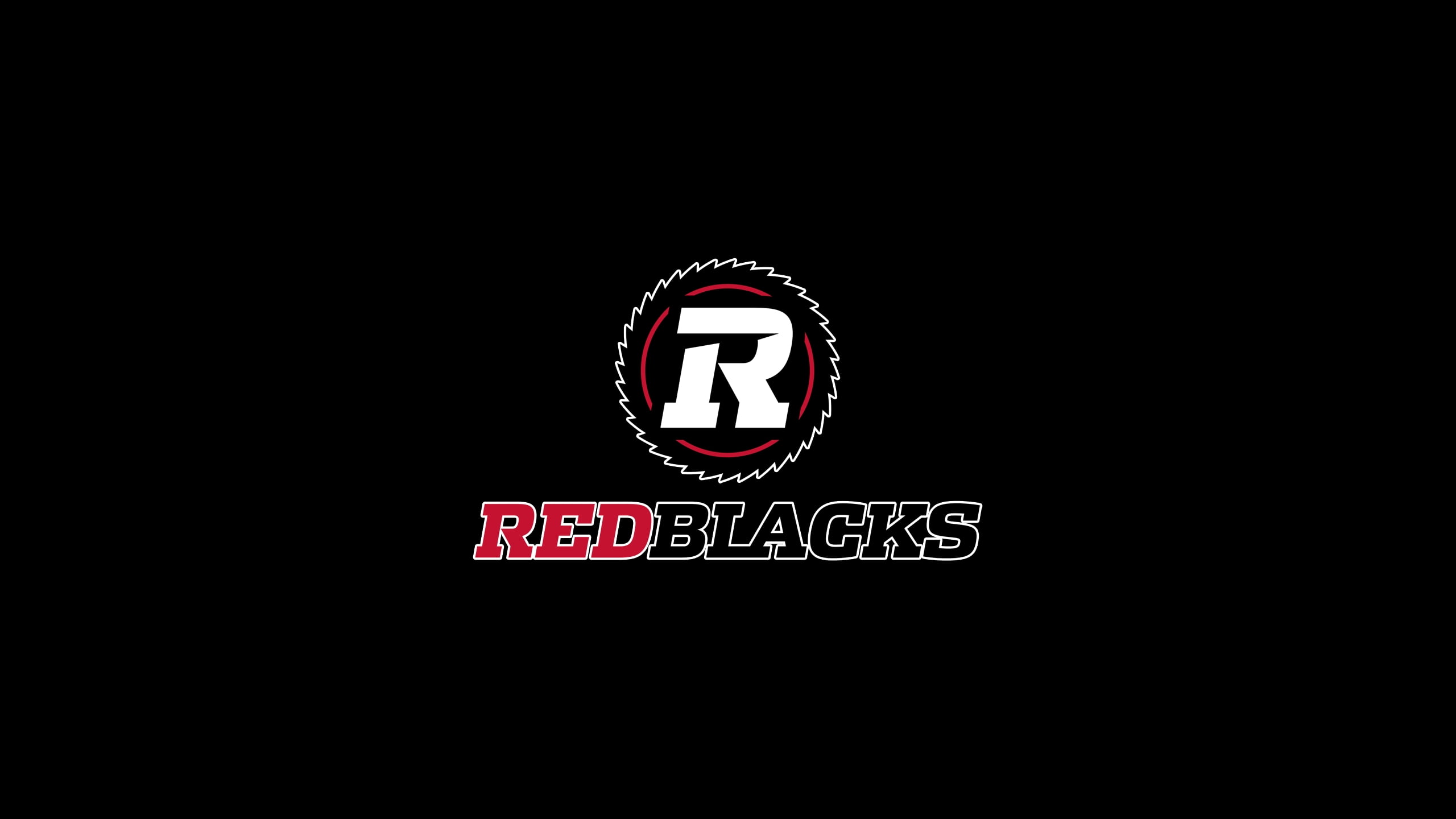2560x1440 Red blacks logo\ HD wallpaper