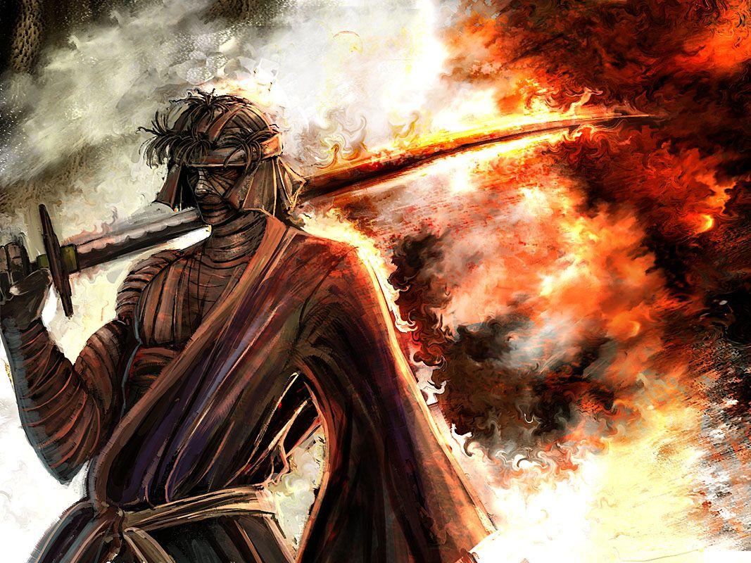 1067x800 Shishio Makoto Kenshin Anime Image Board